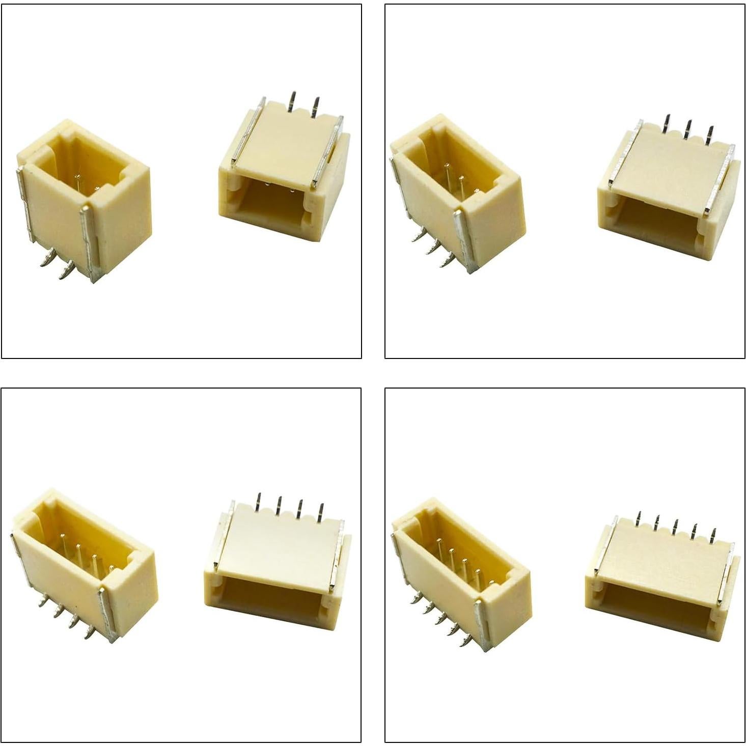 Kit de Conectores JST SH 1mm 2-12 Pines SMT Vertical 86pcs