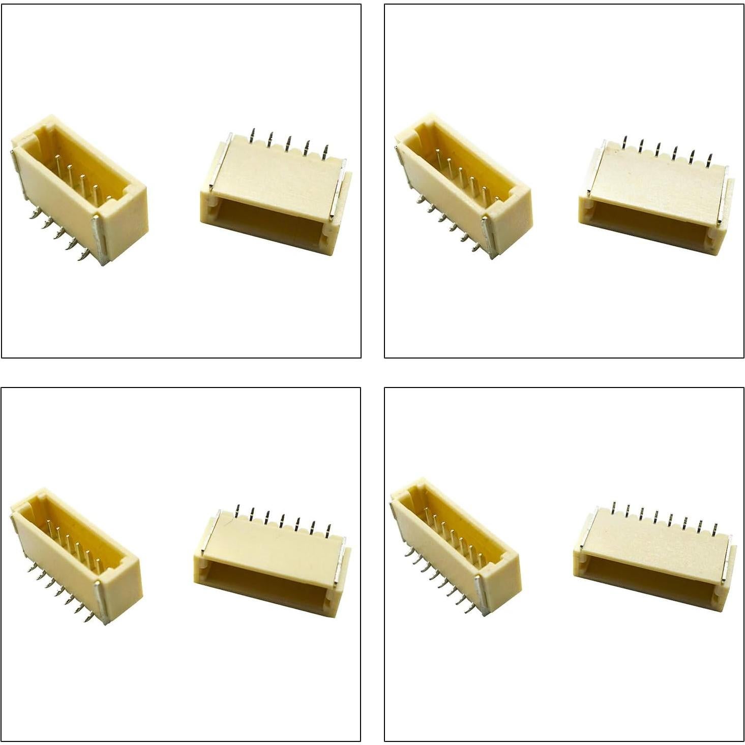 Kit de Conectores JST SH 1mm 2-12 Pines SMT Vertical 86pcs