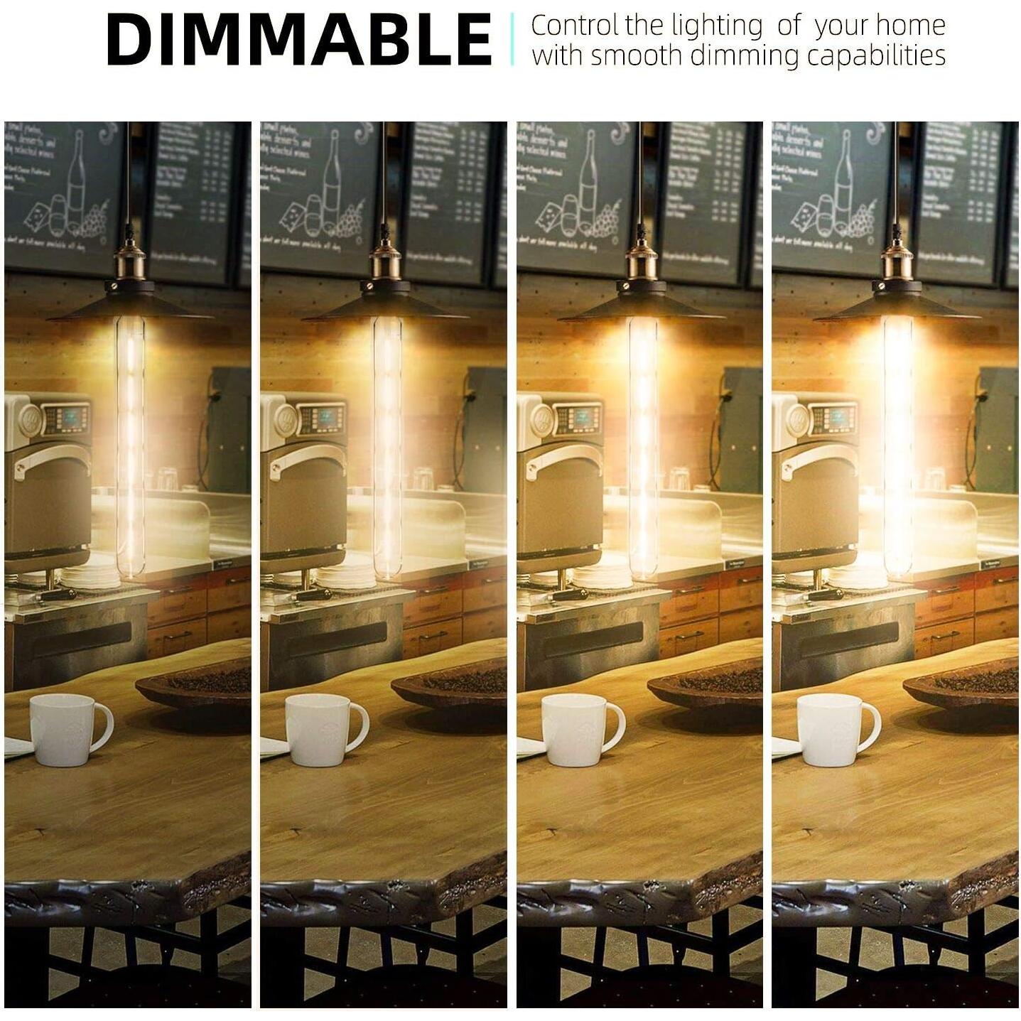 Bombilla LED Filamento Regulable Leools T300 6W E26 2700K