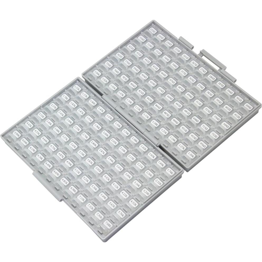 Kit de Resistores SMD AideTek 1206 RoHS 491 Valores 100pcs