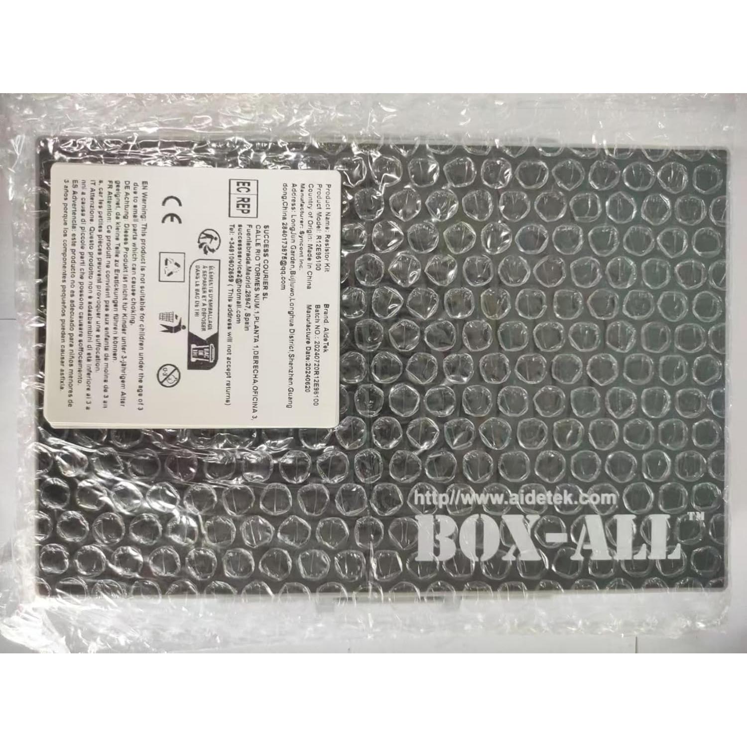 Kit de Resistores SMD AideTek 1206 RoHS 491 Valores 100pcs