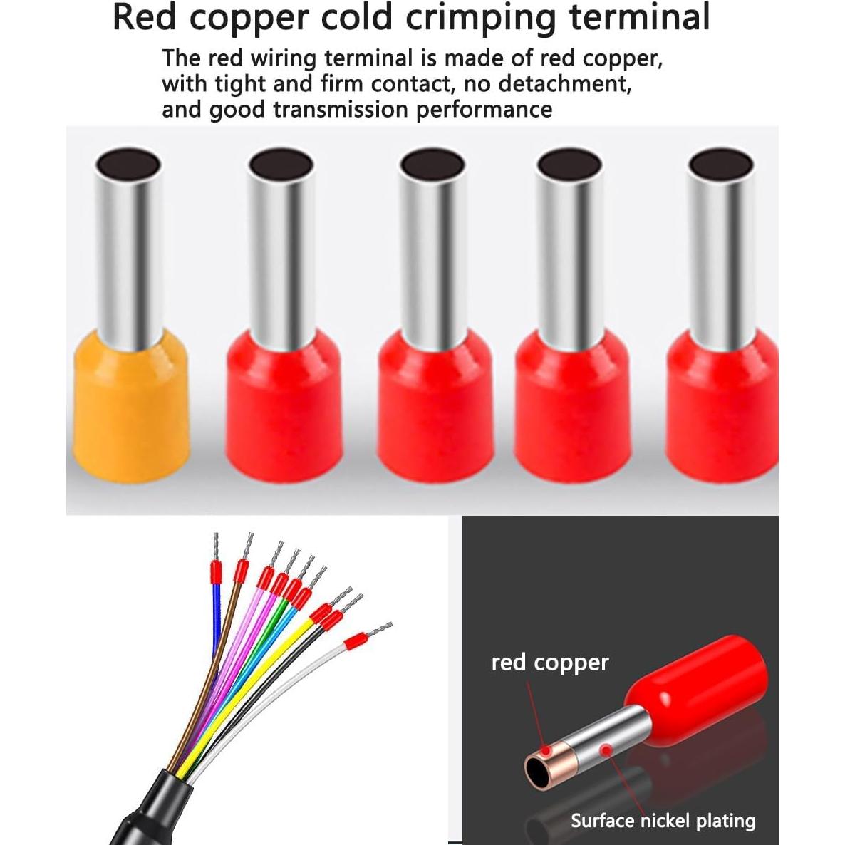 Paquete de 2 Conectores DB9 Femenino a Cable Desnudo 40cm