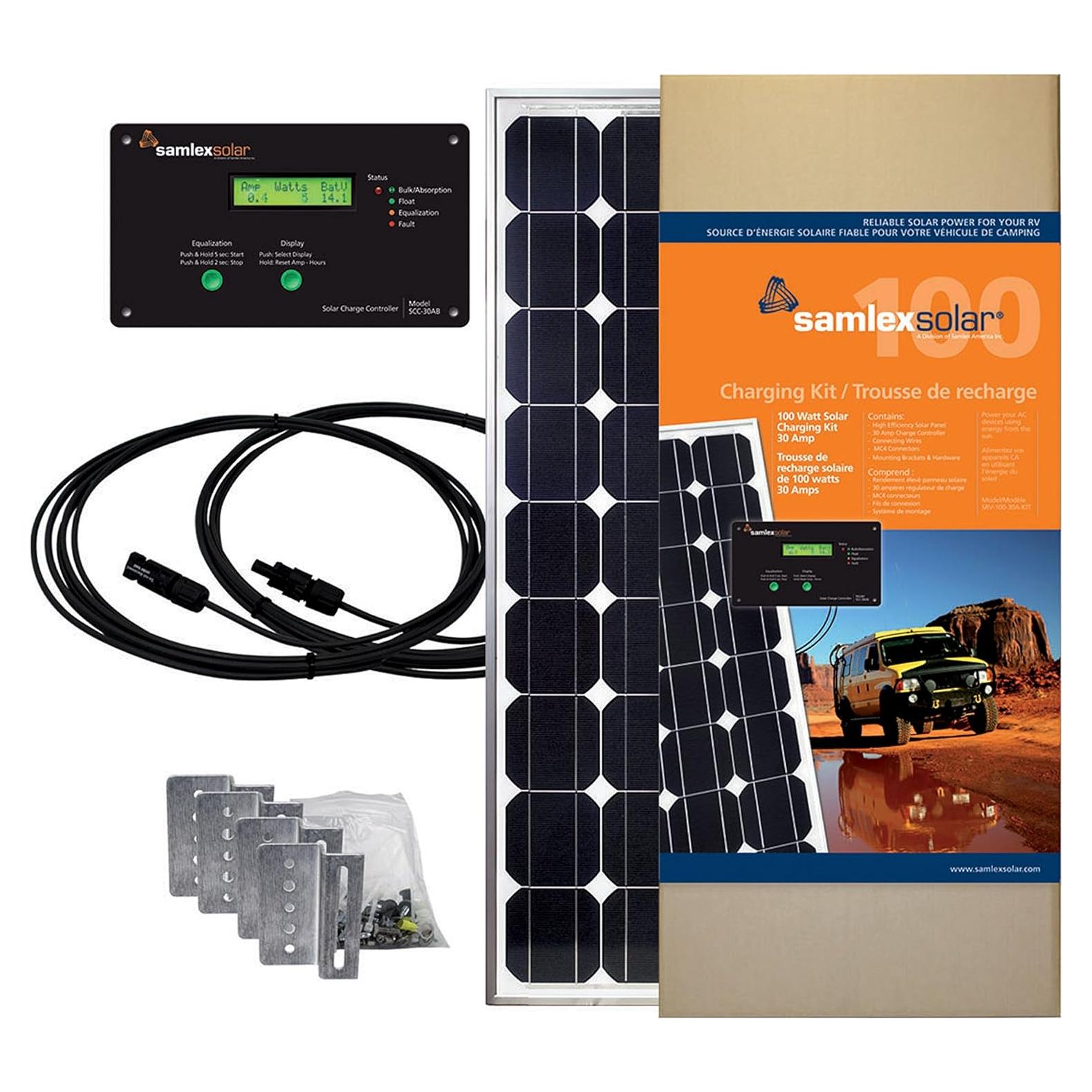 Kit de Carga Solar Samlex America SRV-100-30A 100W