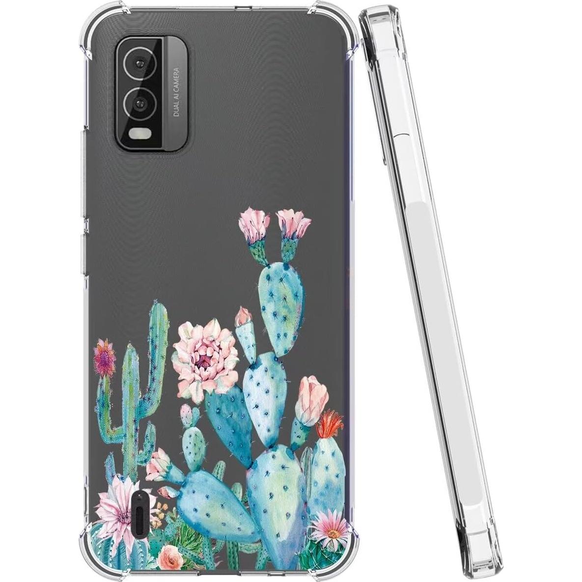 Funda protectora Nokia C210 Sidande TPU Floral 6.3"