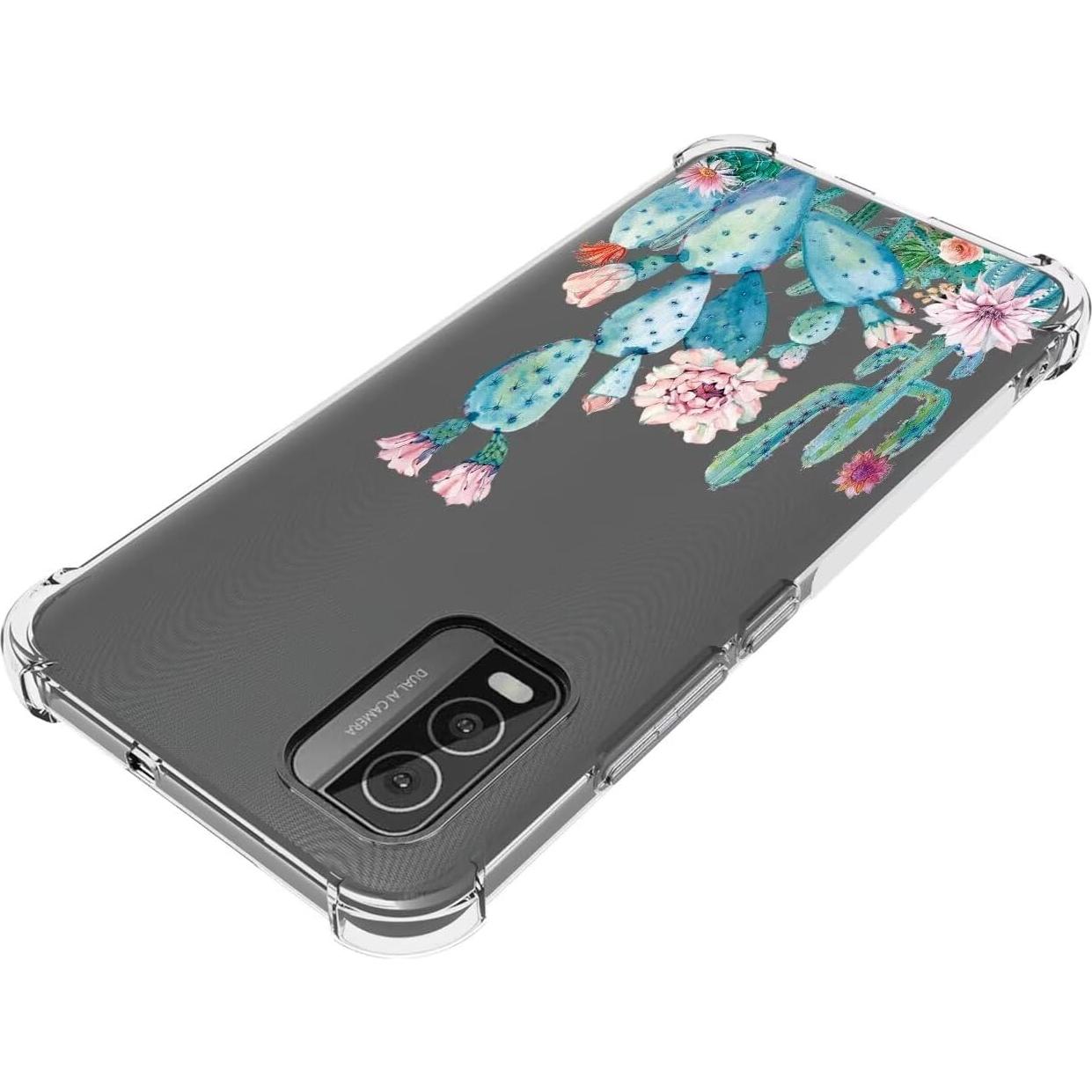 Funda protectora Nokia C210 Sidande TPU Floral 6.3"