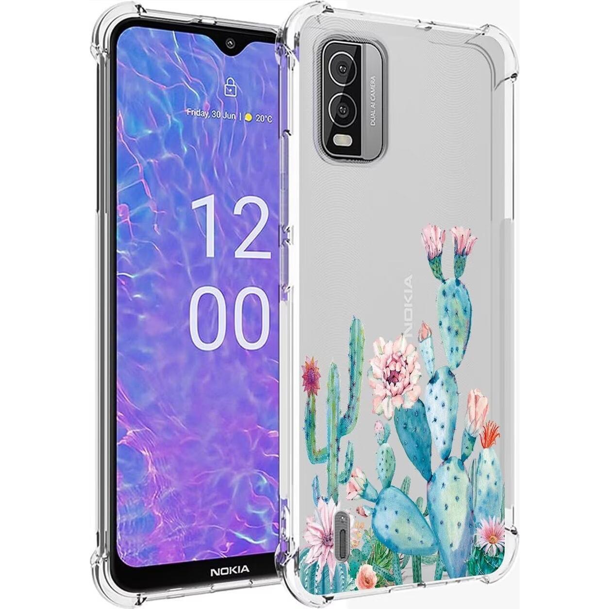 Funda protectora Nokia C210 Sidande TPU Floral 6.3"