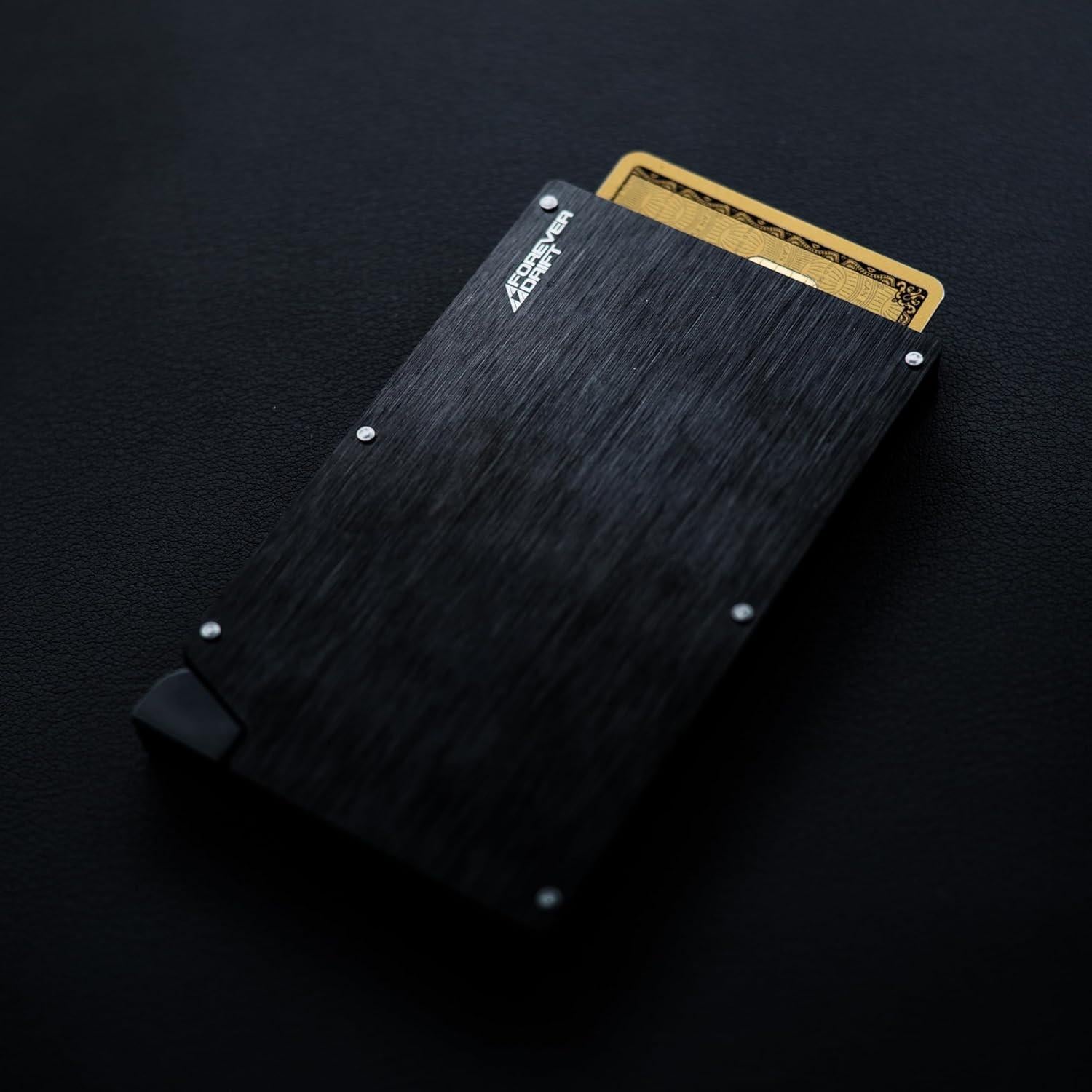 Tarjetero Plegable Slim Forever Drift con Bloqueo RFID Negro