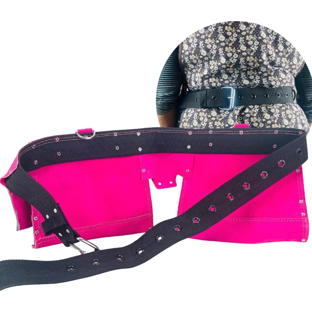 Bolsa de Herramientas RAVEN con Cinturón de Cuero 12 Bolsillos