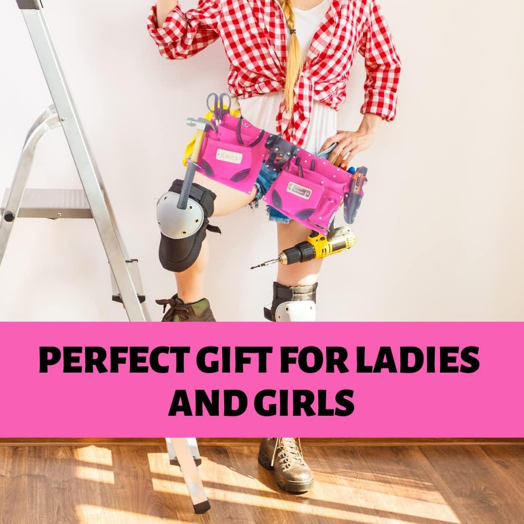 Bolsa de Herramientas RAVEN con Cinturón de Cuero 12 Bolsillos