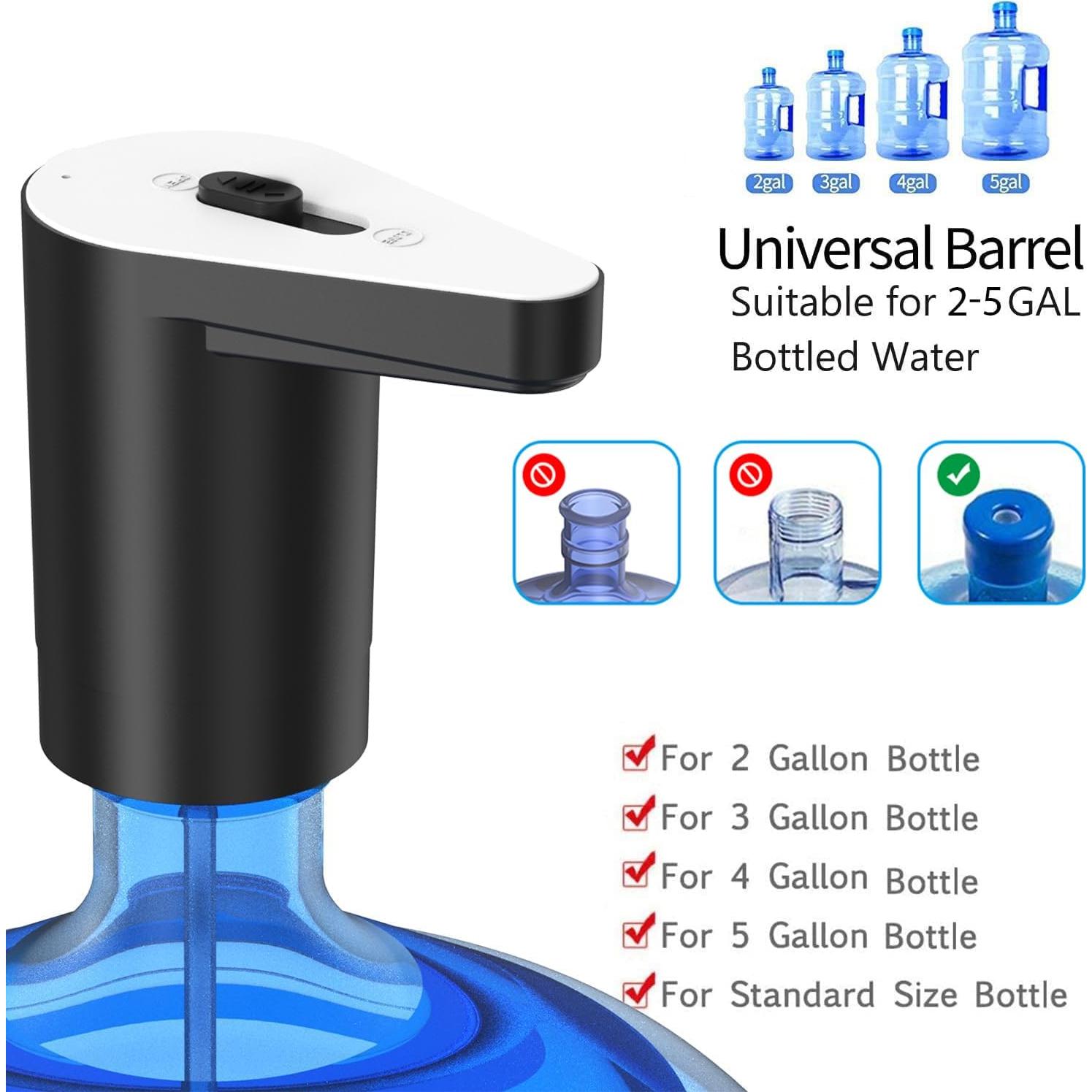 Dispensador de Agua Eléctrico VAPTEC 5 Galones Panda-Negro