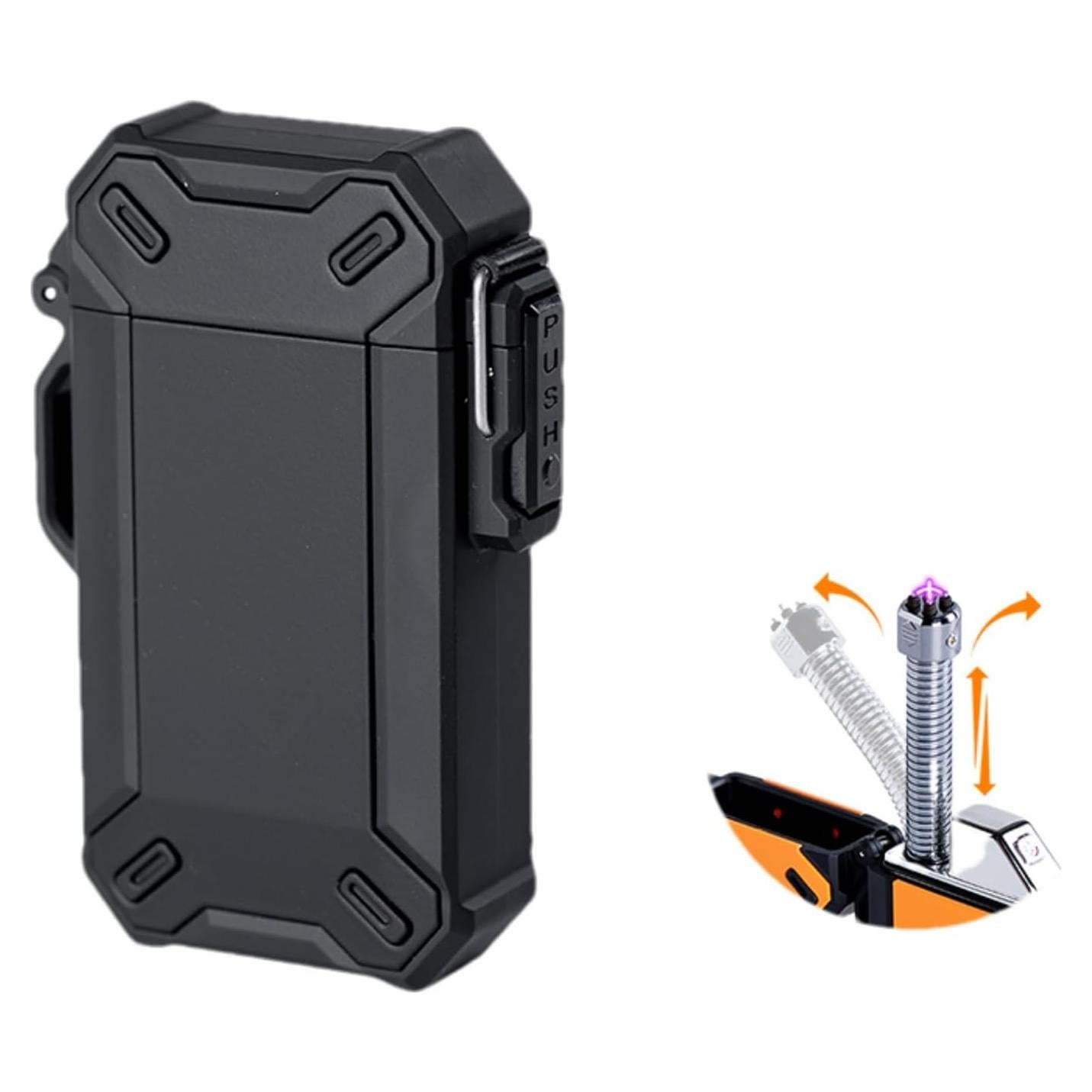 Encendedor Eléctrico Flexible Recargable USB Navpeak Negro