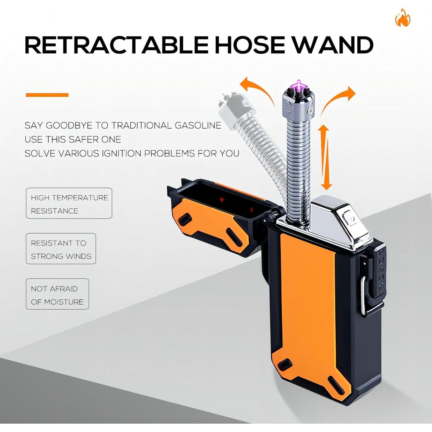 Encendedor Eléctrico Flexible Recargable USB Navpeak Negro