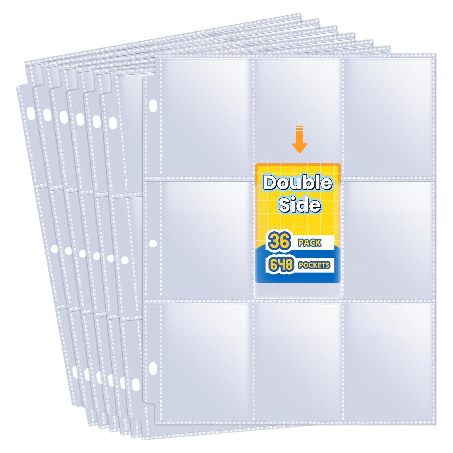 Fundas para Tarjetas de Comercio Fabmaker Doble Cara 648 Bolsillos