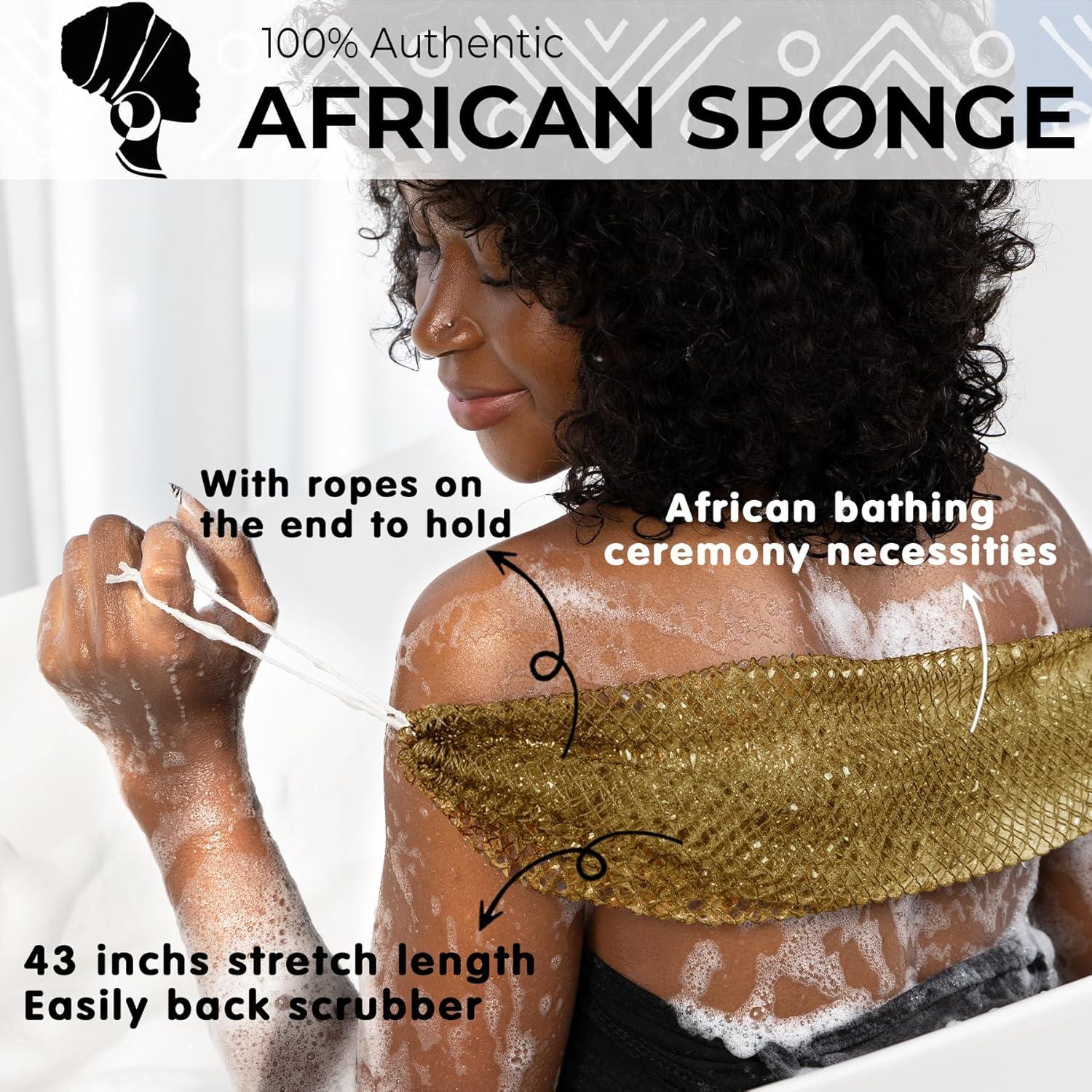 Esponja Exfoliante de Red Africana MINISENTIALS 101.6 cm