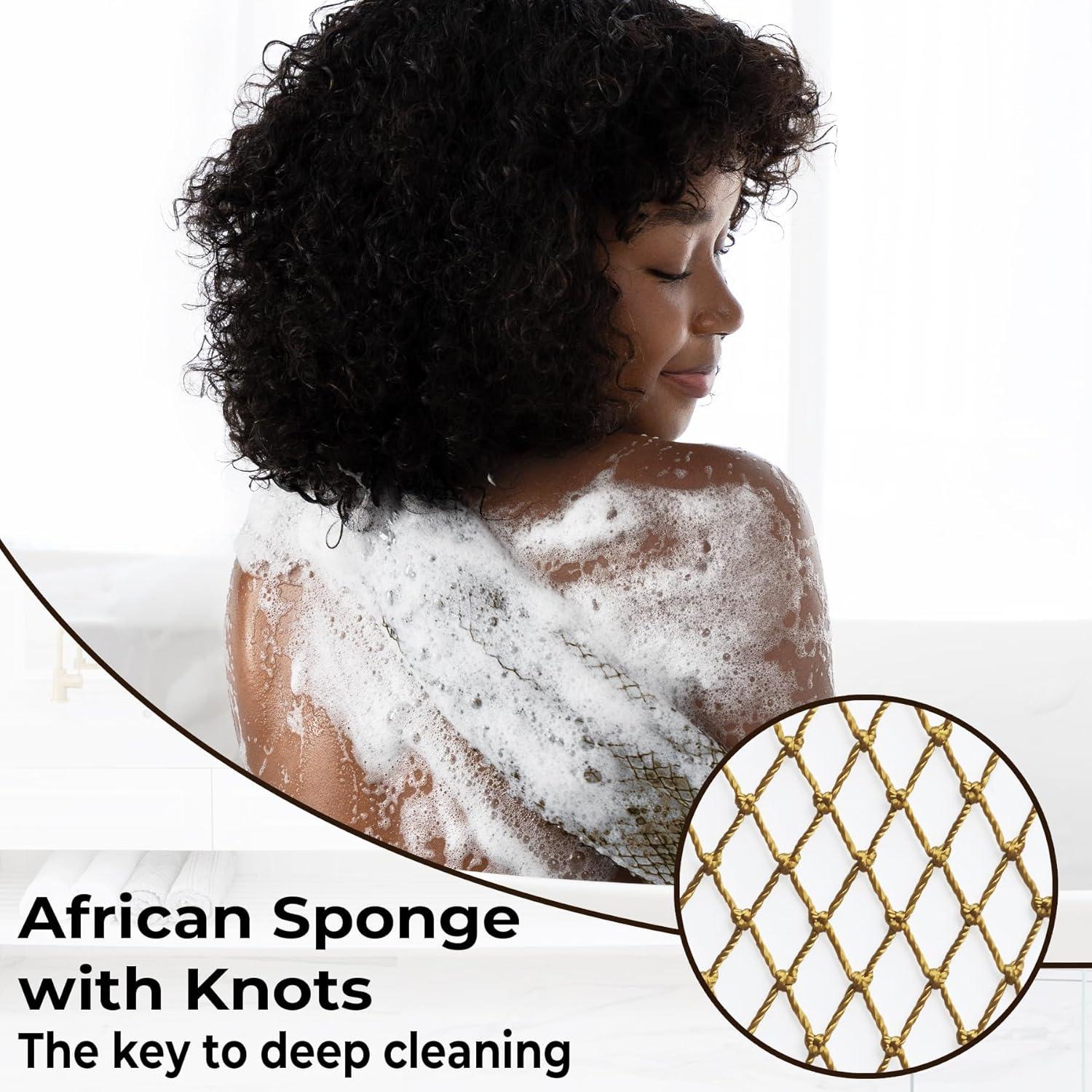 Esponja Exfoliante de Red Africana MINISENTIALS 101.6 cm