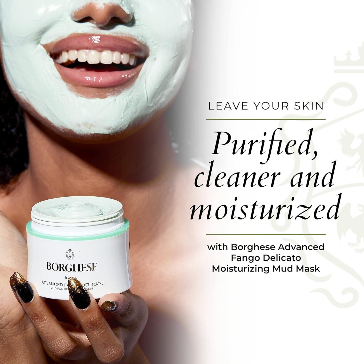 Mascarilla de Barro Hidratante Borghese 76.5g Piel Delicada