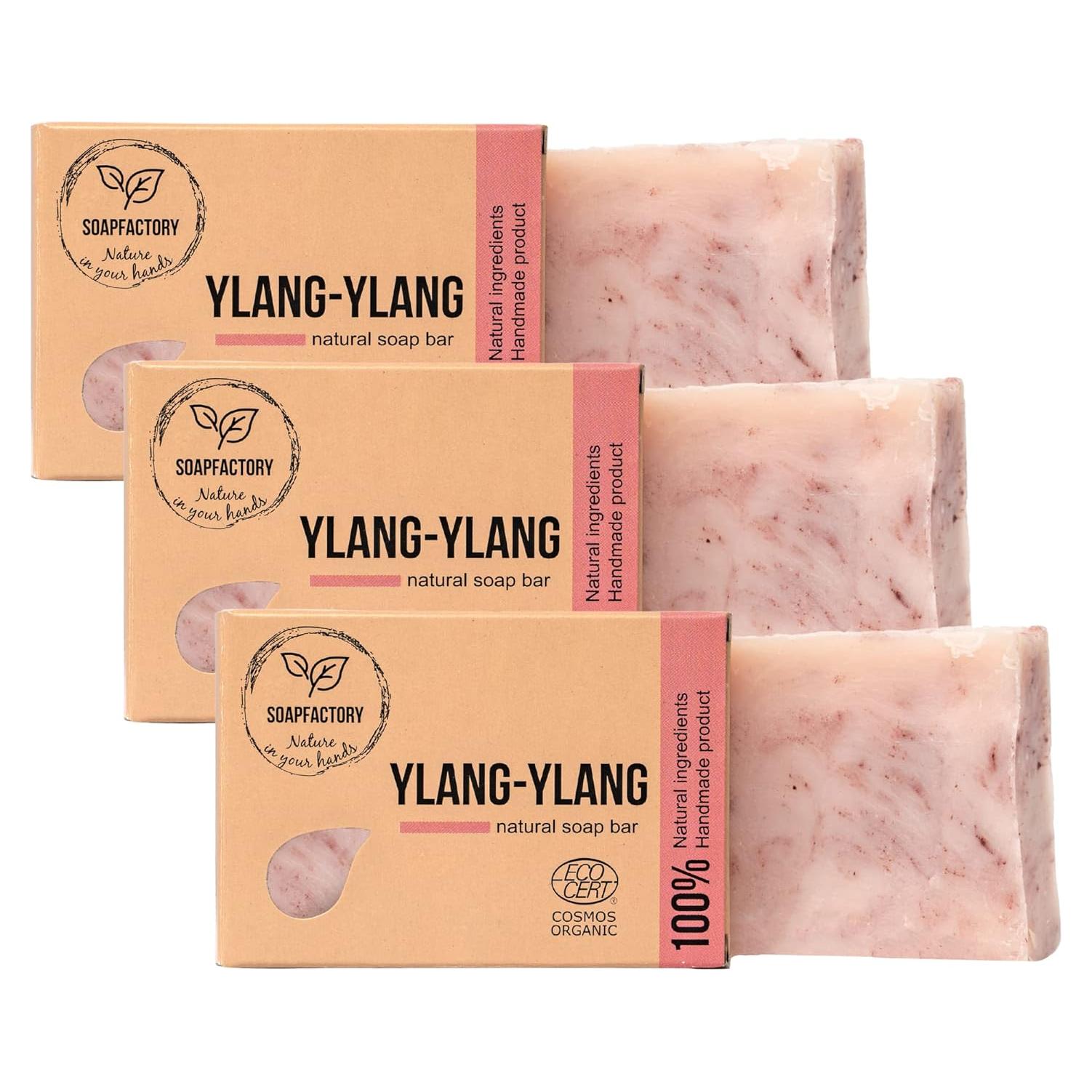 Jabón Orgánico SoapFactory con Ylang Ylang 330g Vegano