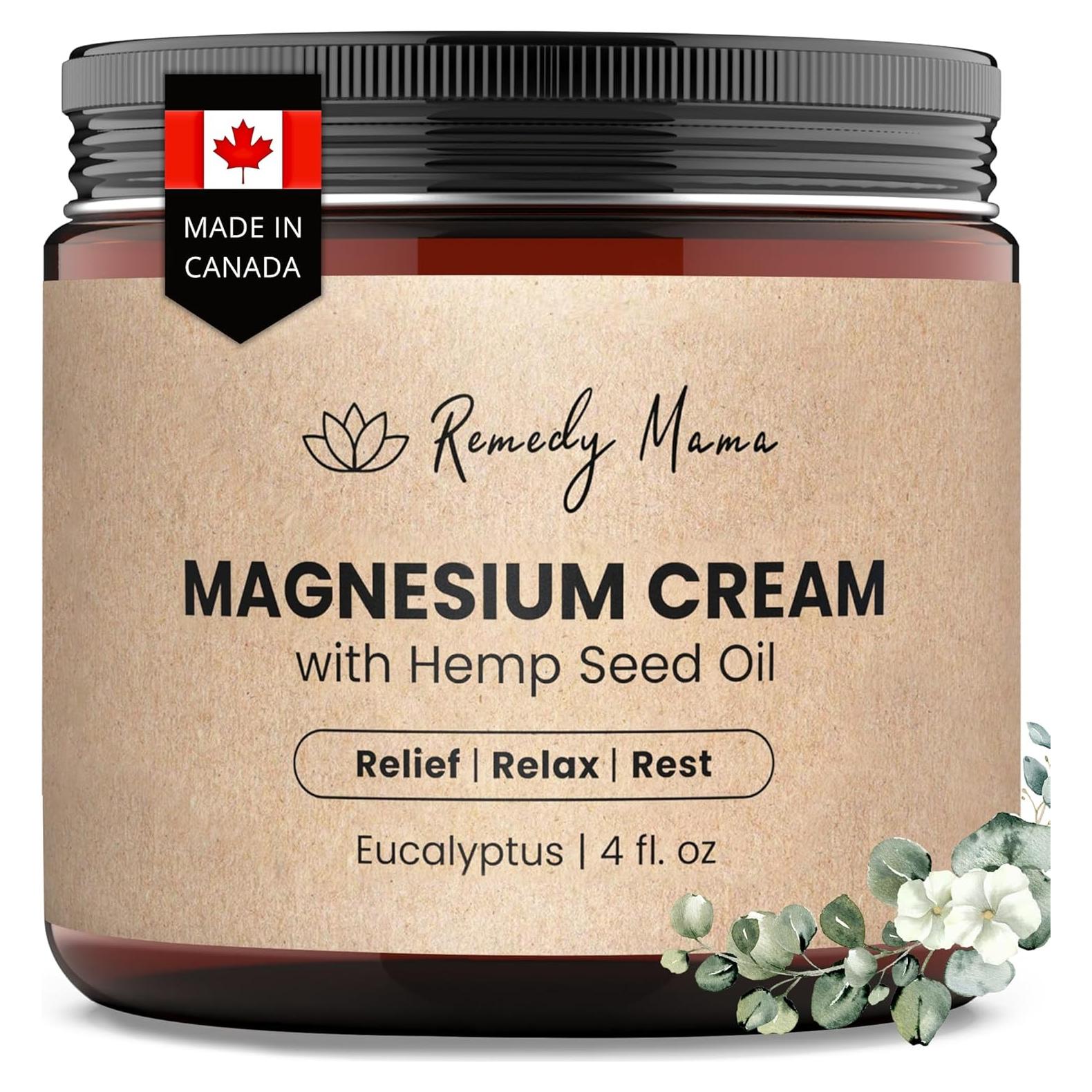 Crema de Magnesio Remedy Mama 118 ml - Eucalipto Natural