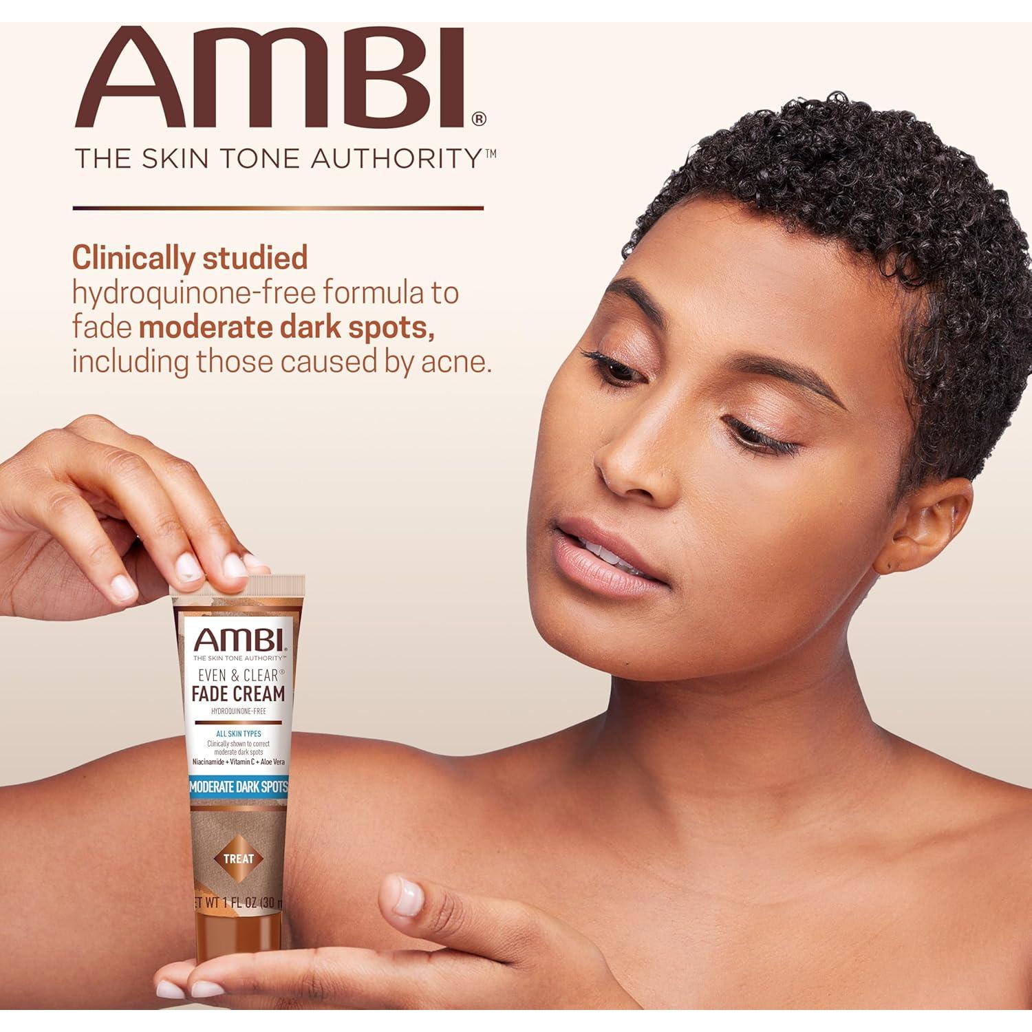 Crema Desvanecedora Ambi Even & Clear 29.57 ml - Hiperpigmentación