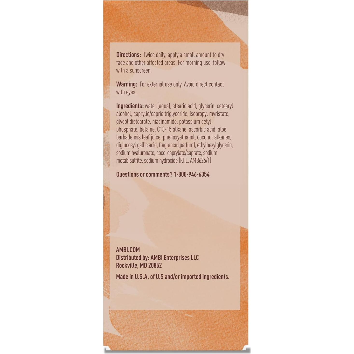 Crema Desvanecedora Ambi Even & Clear 29.57 ml - Hiperpigmentación