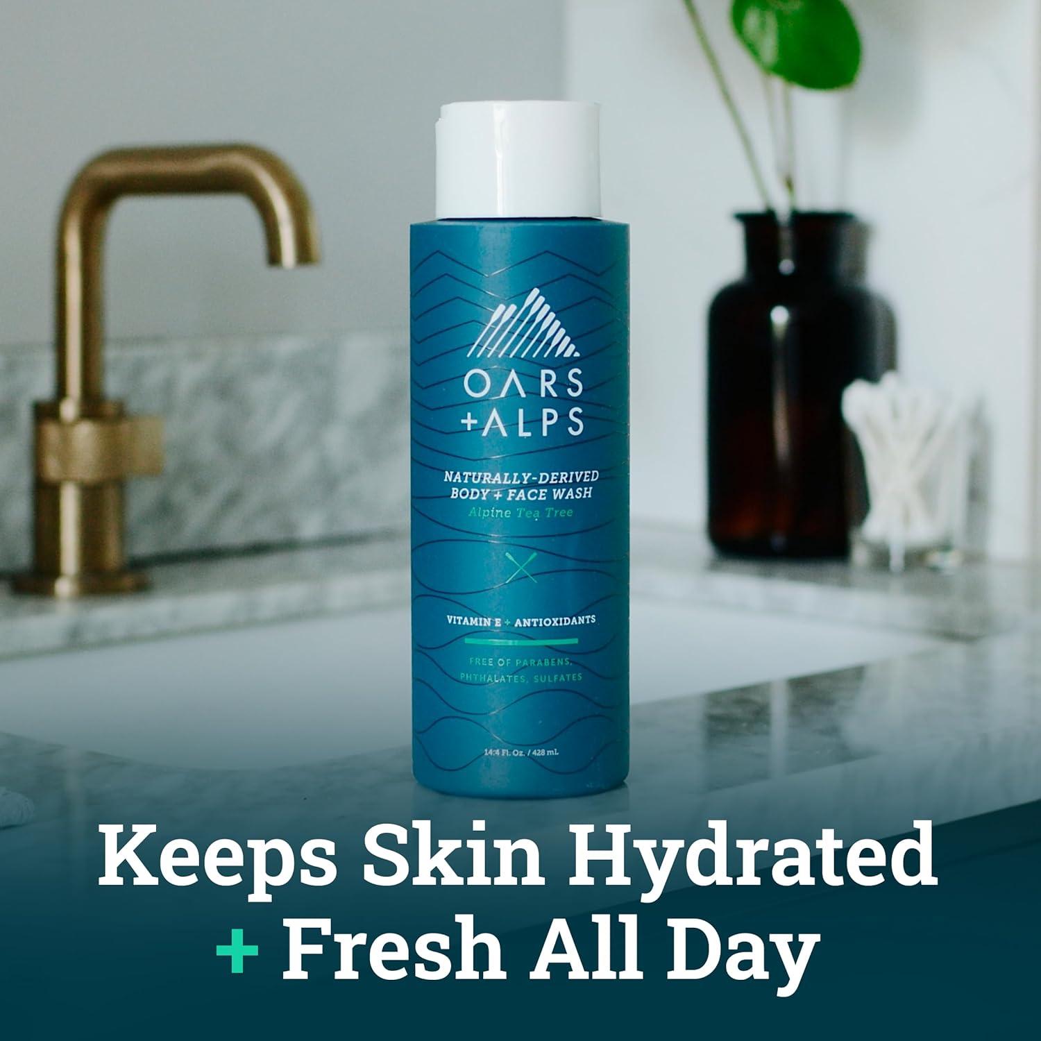 Gel Limpiador Hidratante Oars + Alps 400 ml para Hombres