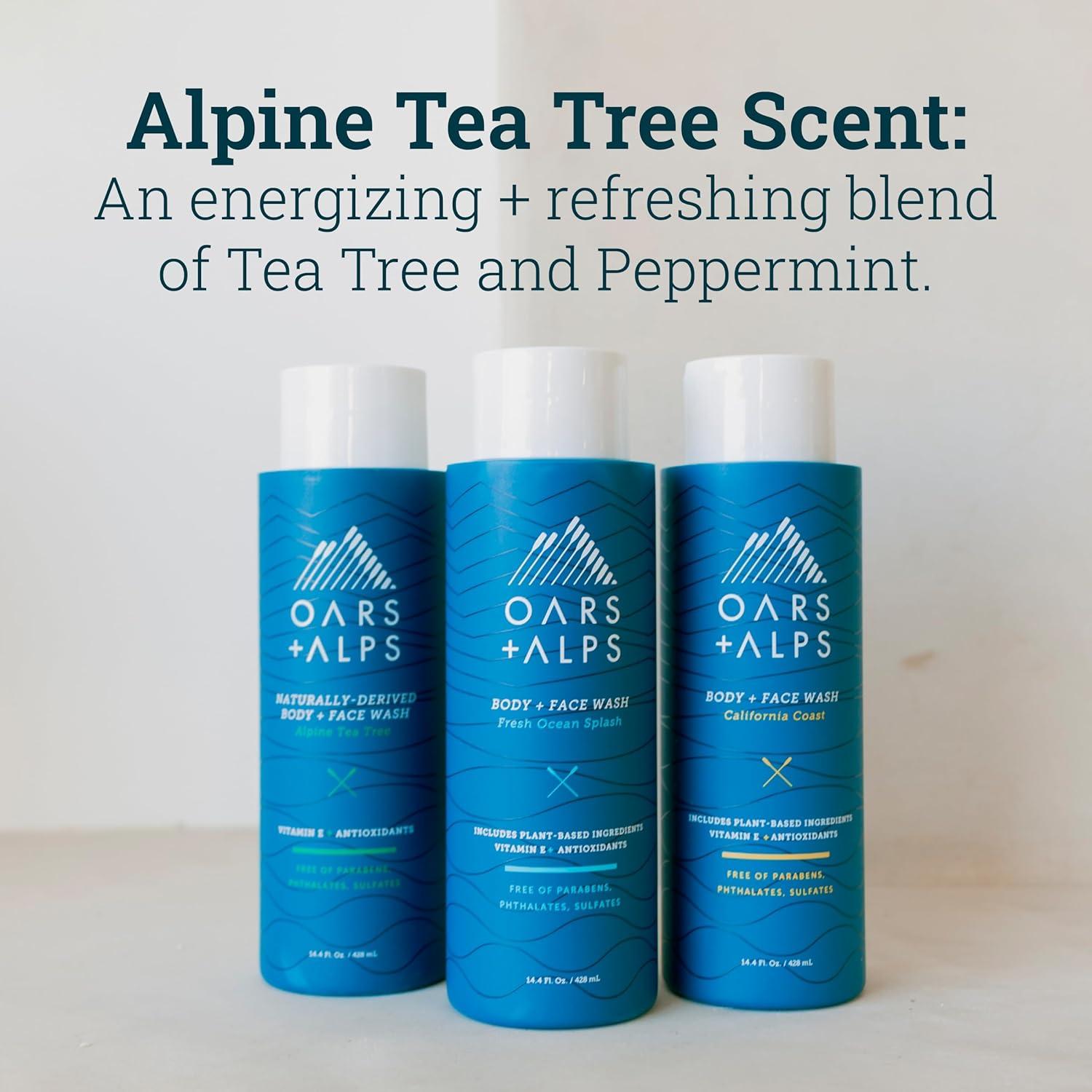 Gel Limpiador Hidratante Oars + Alps 400 ml para Hombres