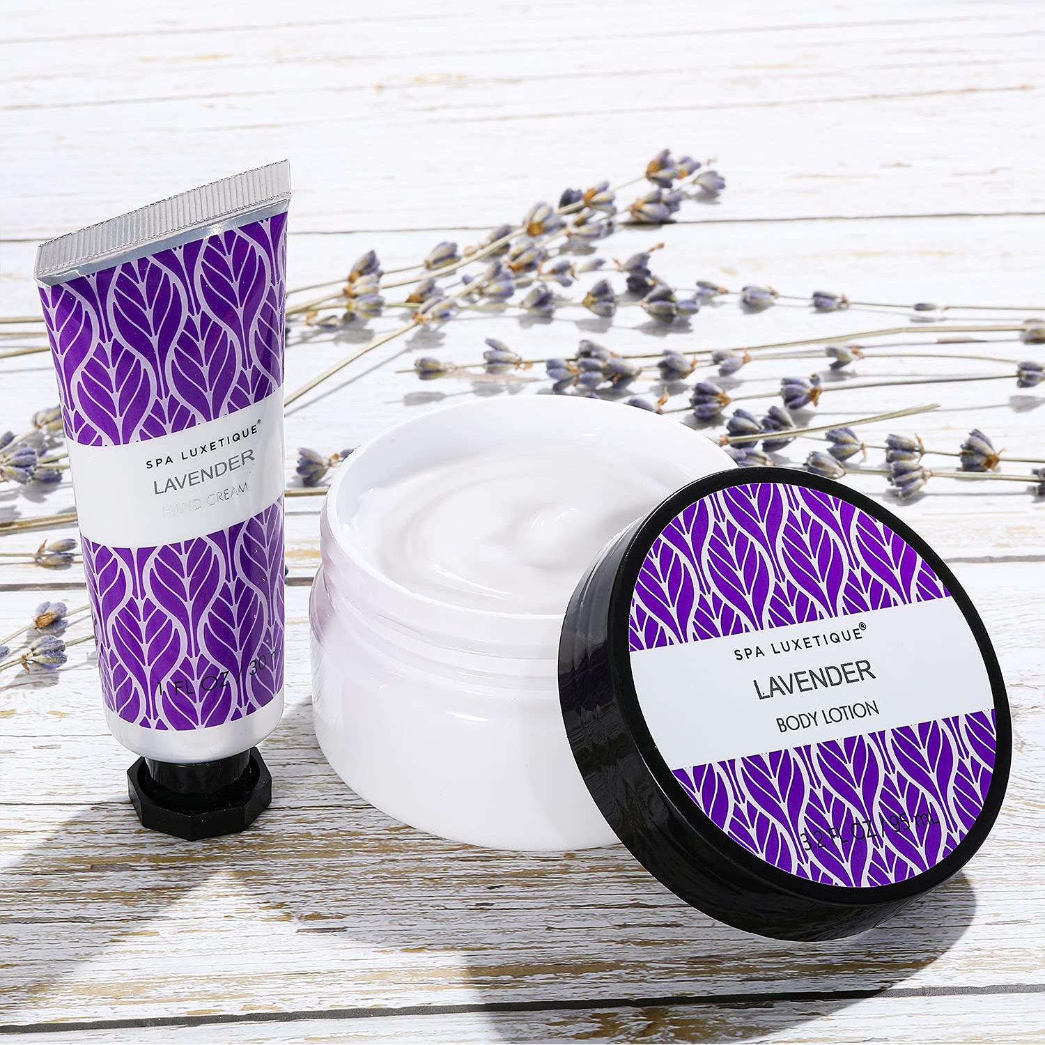 Set de Baño Spa Luxetique Lavanda - Regalo para Mujeres