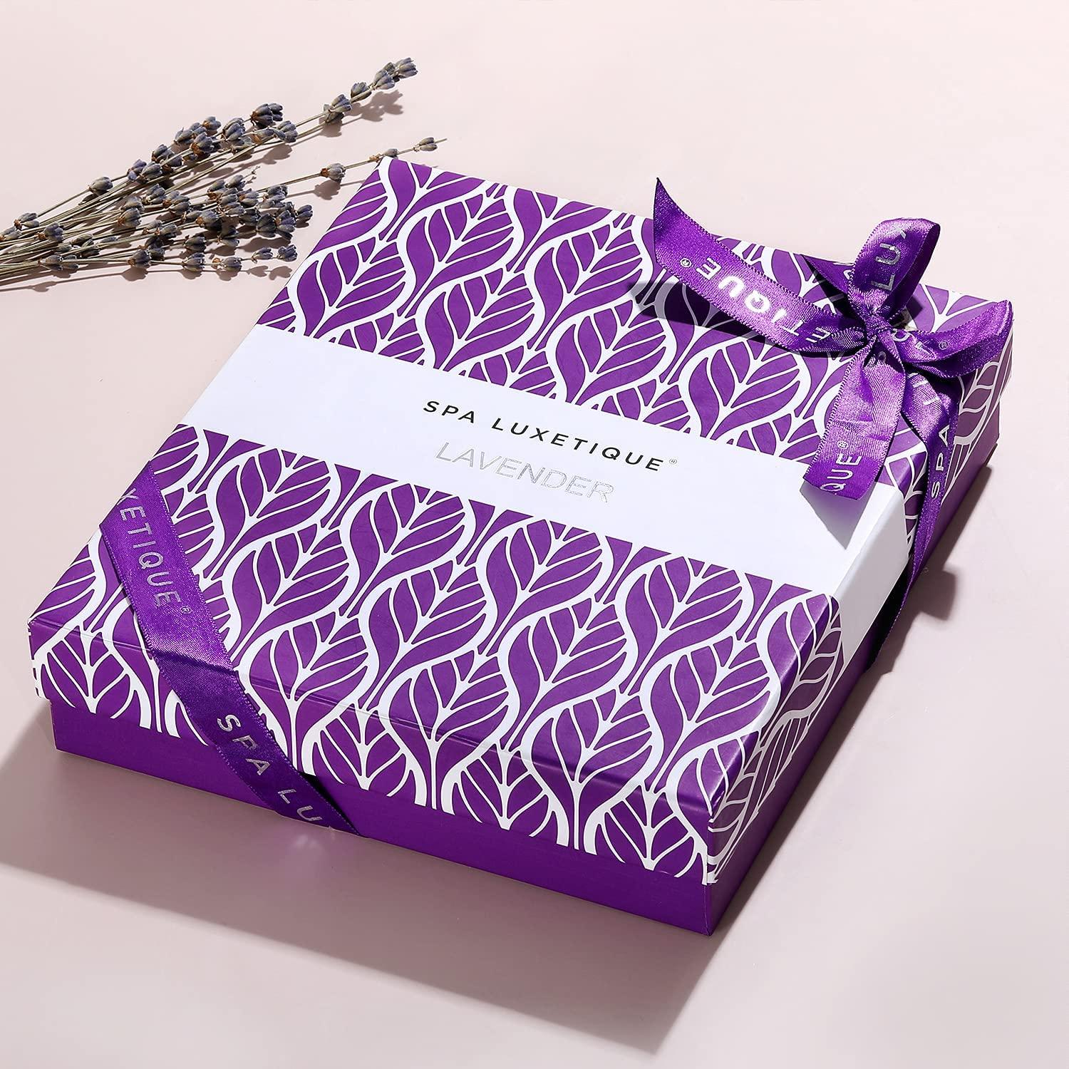 Set de Baño Spa Luxetique Lavanda - Regalo para Mujeres
