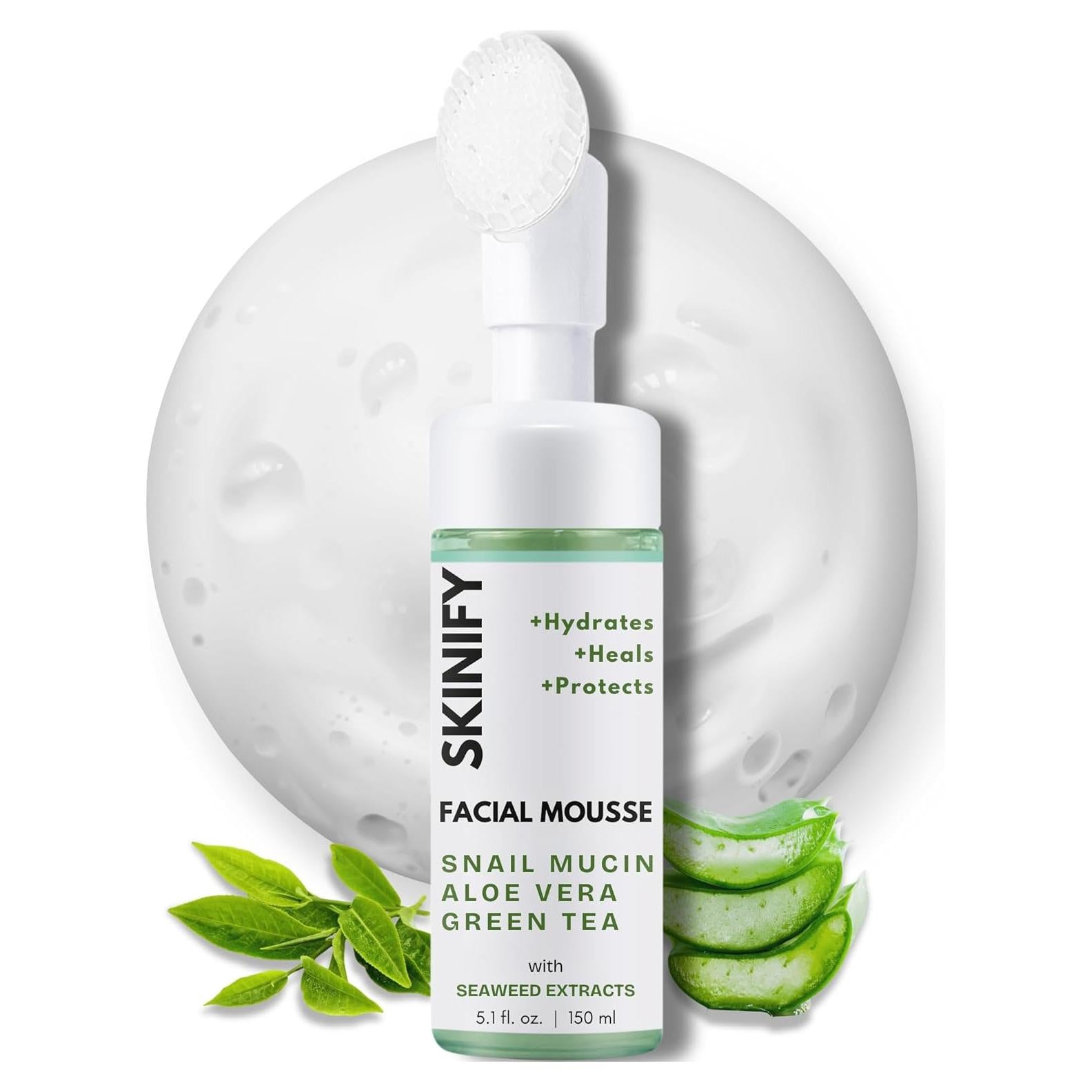 Limpiador Facial Espumoso SKINIFY con Mucina de Caracol 145g