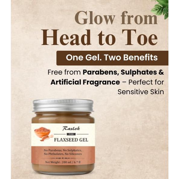 Gel de Semilla de Lino Puro Singal 200ml - Hidrata y Nutre Cabello