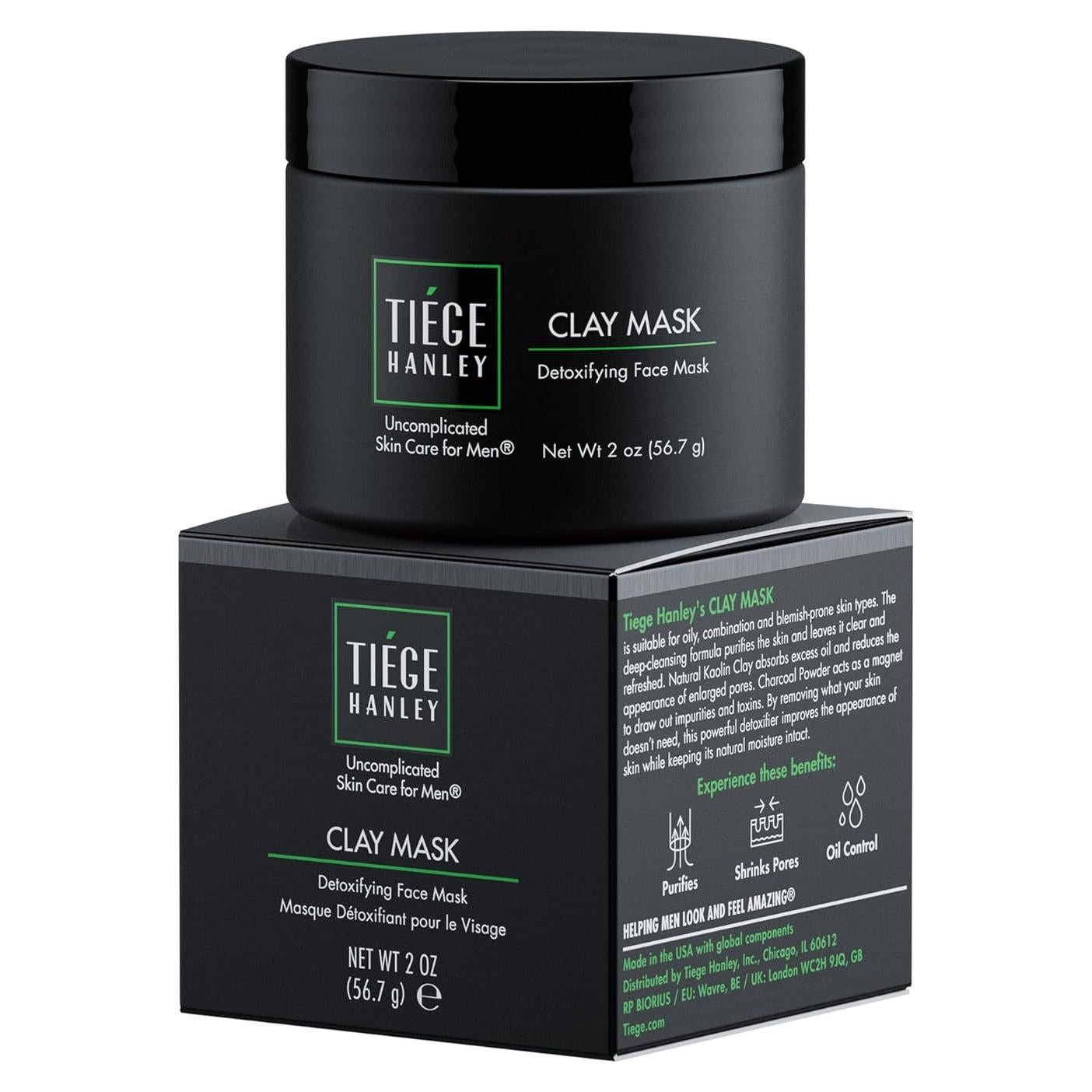 Mascarilla Facial Detoxificante Tiege Hanley 2oz - Carbón y Arcilla