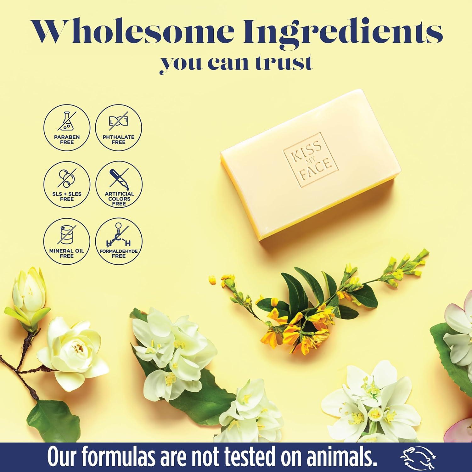 Jabón de Barra Desestresante Kiss My Face 142g Neroli Gardenia