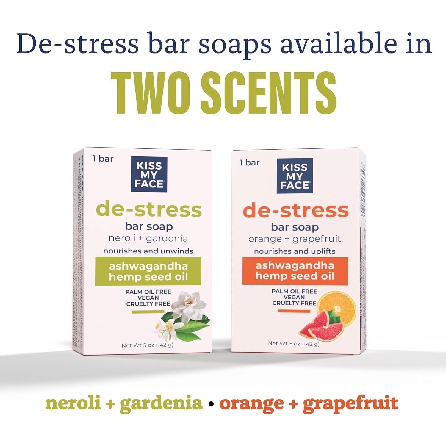 Jabón de Barra Desestresante Kiss My Face 142g Neroli Gardenia