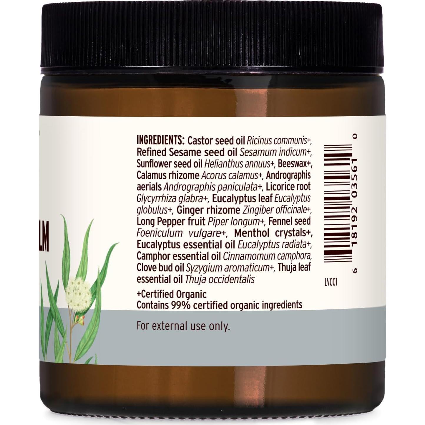 Bálsamo Breathe Free Banyan Botanicals 113g Alivio Respiratorio