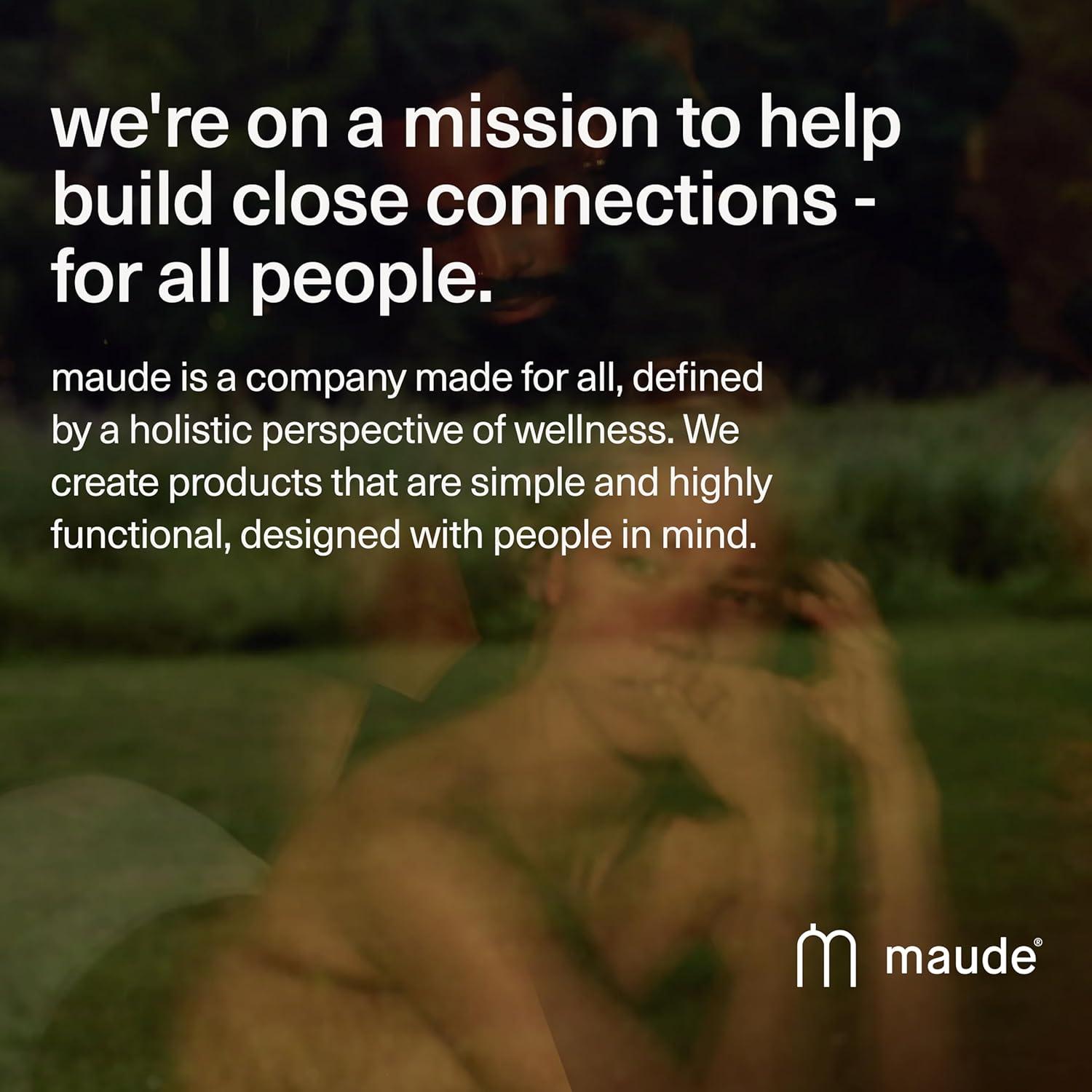 Maude Burn No. 0 - Unscented Jojoba Oil Massage Candle with Hydrating, Skin-Softening Soybean Oil - Paraben, Cruelty + Phthalate-Free Massage Oil Candle - Home + Self Care Gifts for Women & Men (4 oz)