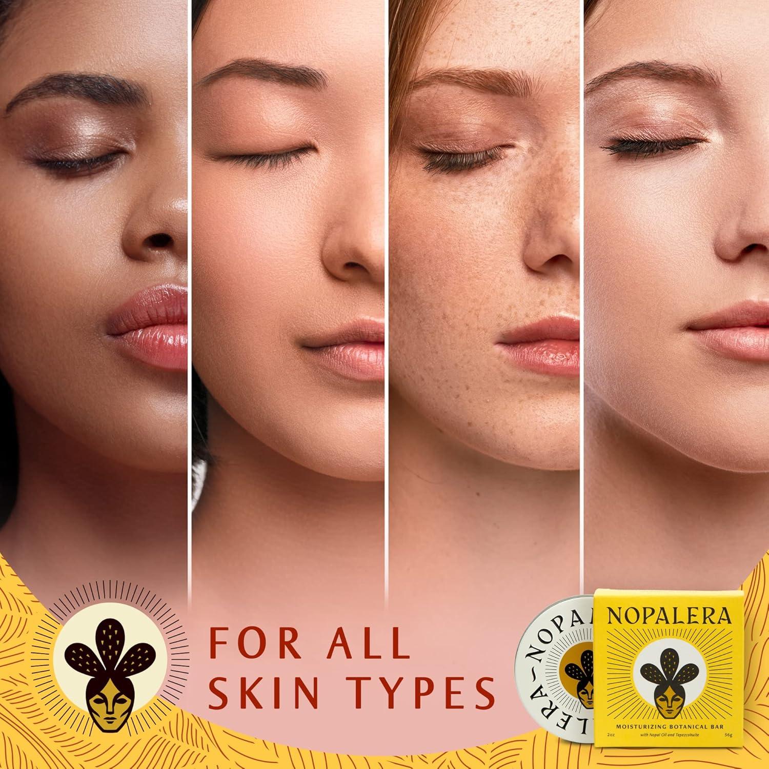 Barra de Loción Botánica Nopalera 62 g - Hidratante Vegano