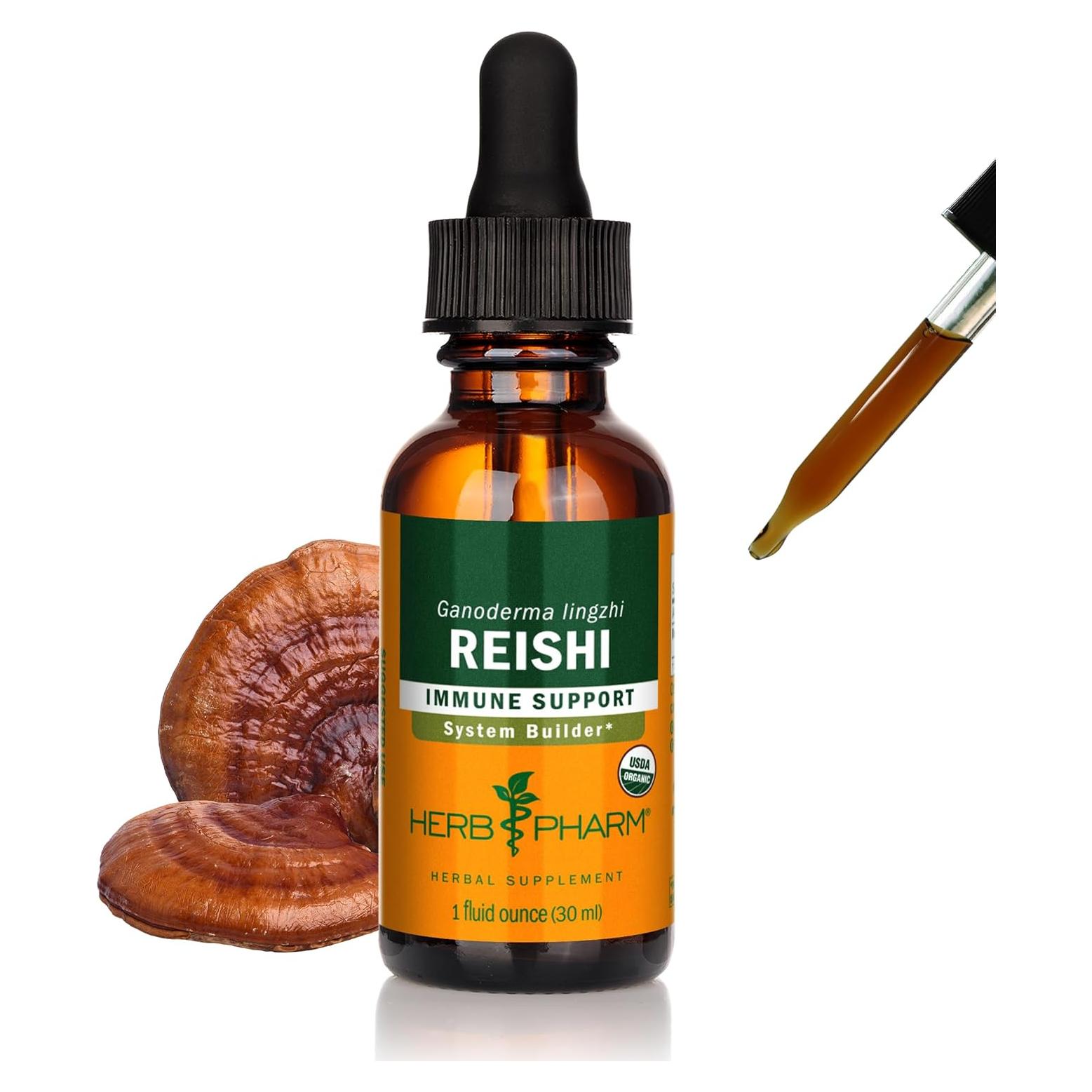 Extracto de Hongo Reishi Herb Pharm 29.57 ml Inmunológico