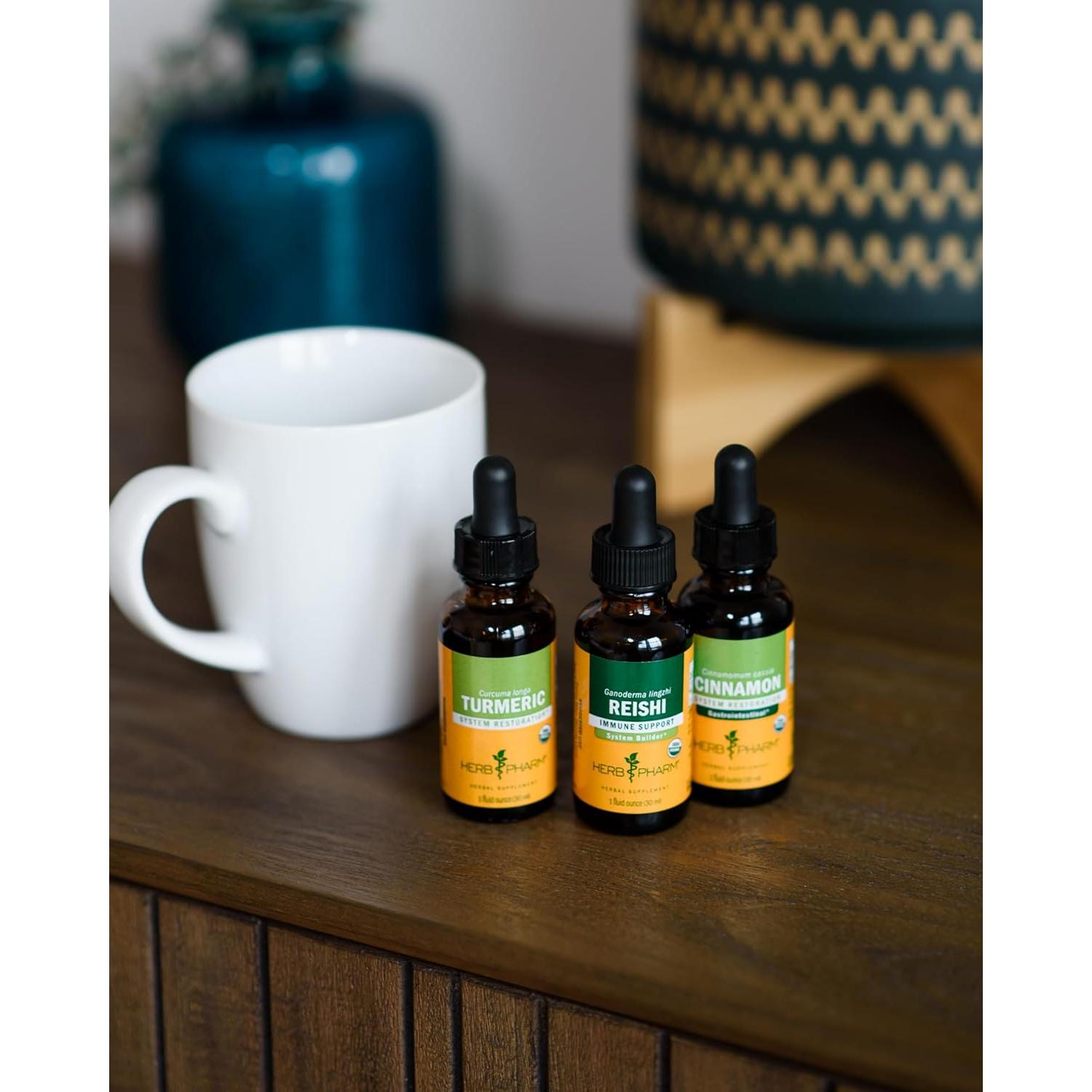 Extracto de Hongo Reishi Herb Pharm 29.57 ml Inmunológico