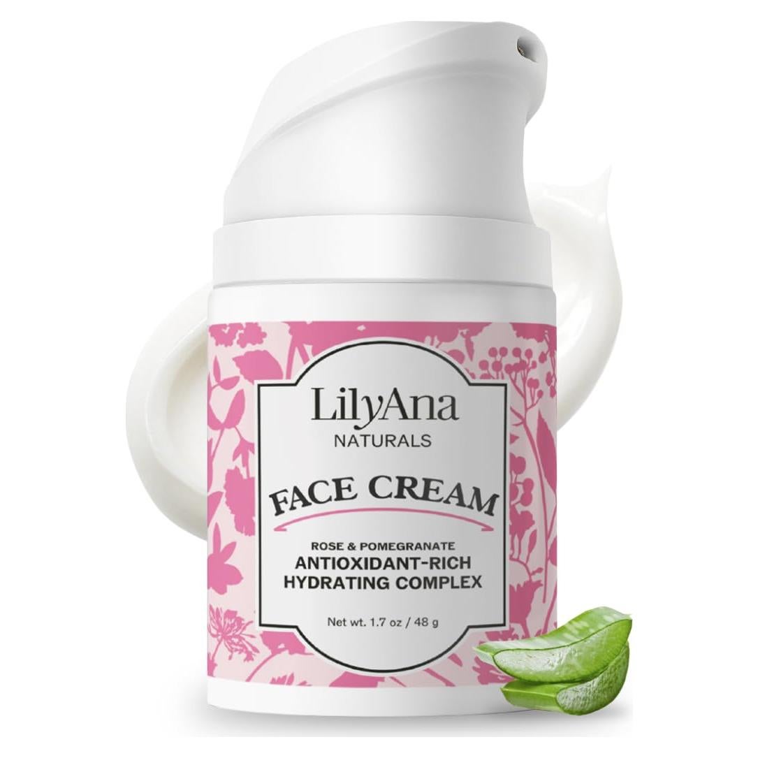 Crema Hidratante Facial y de Cuello LilyAna Naturals 48.2g