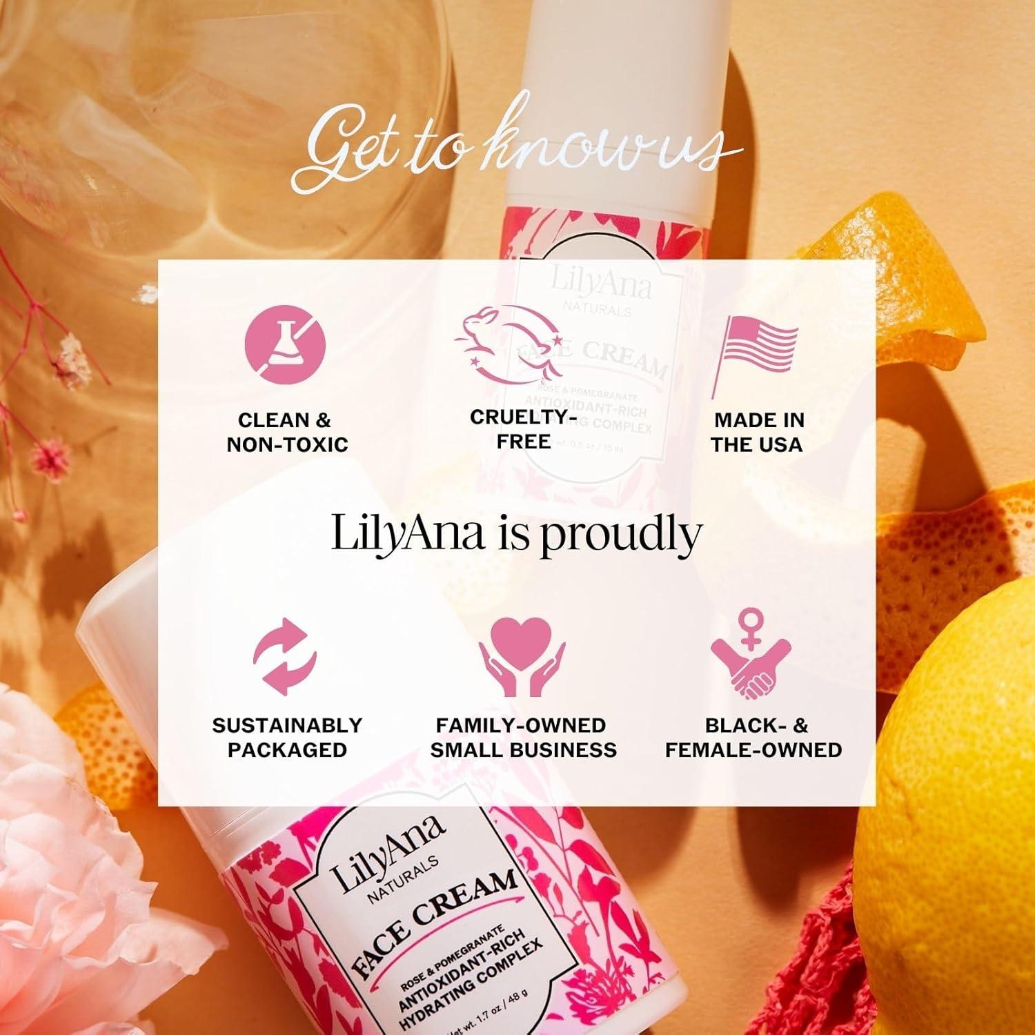 Crema Hidratante Facial y de Cuello LilyAna Naturals 48.2g