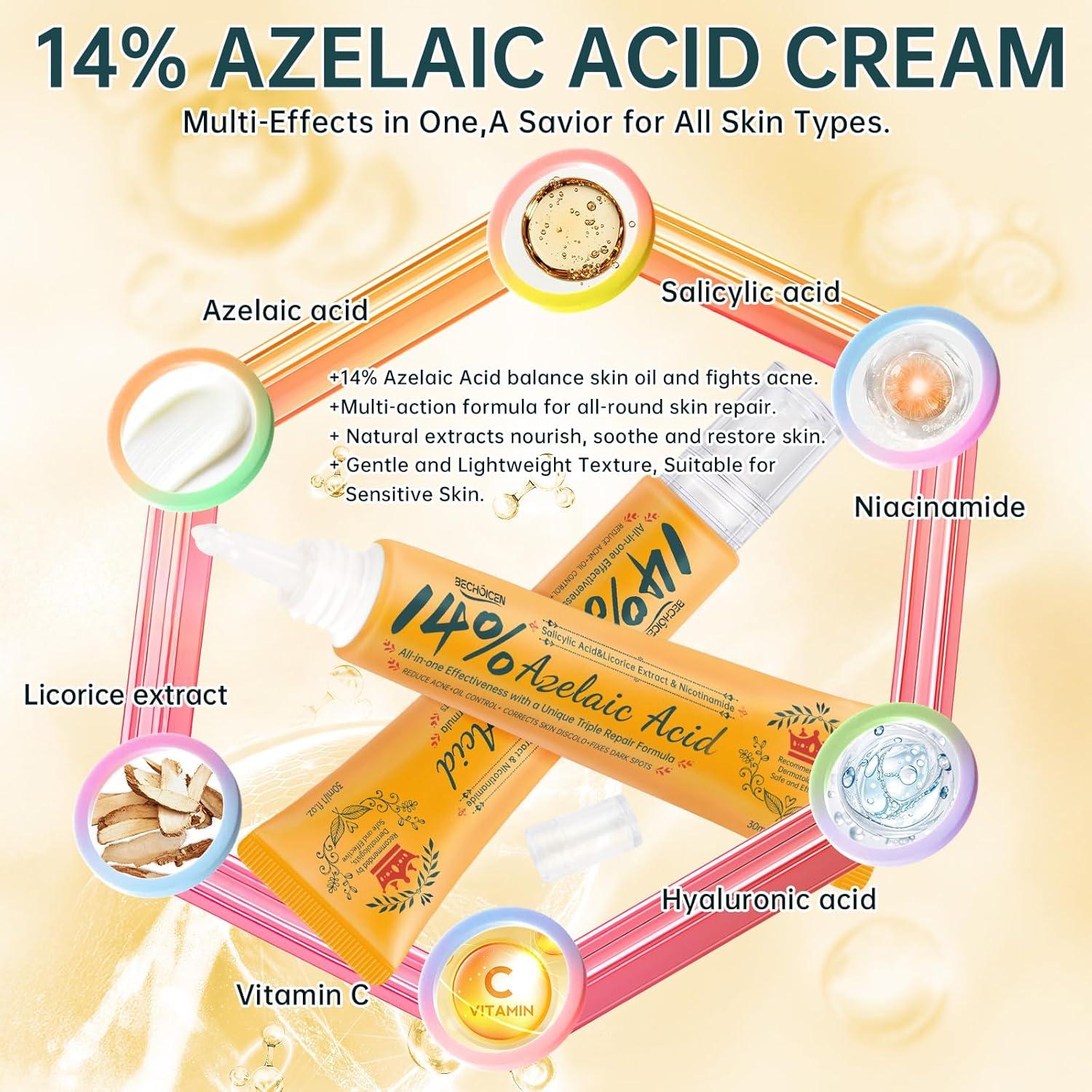 Crema para el Acné Bechoicen 14% Ácido Azelaico 28g