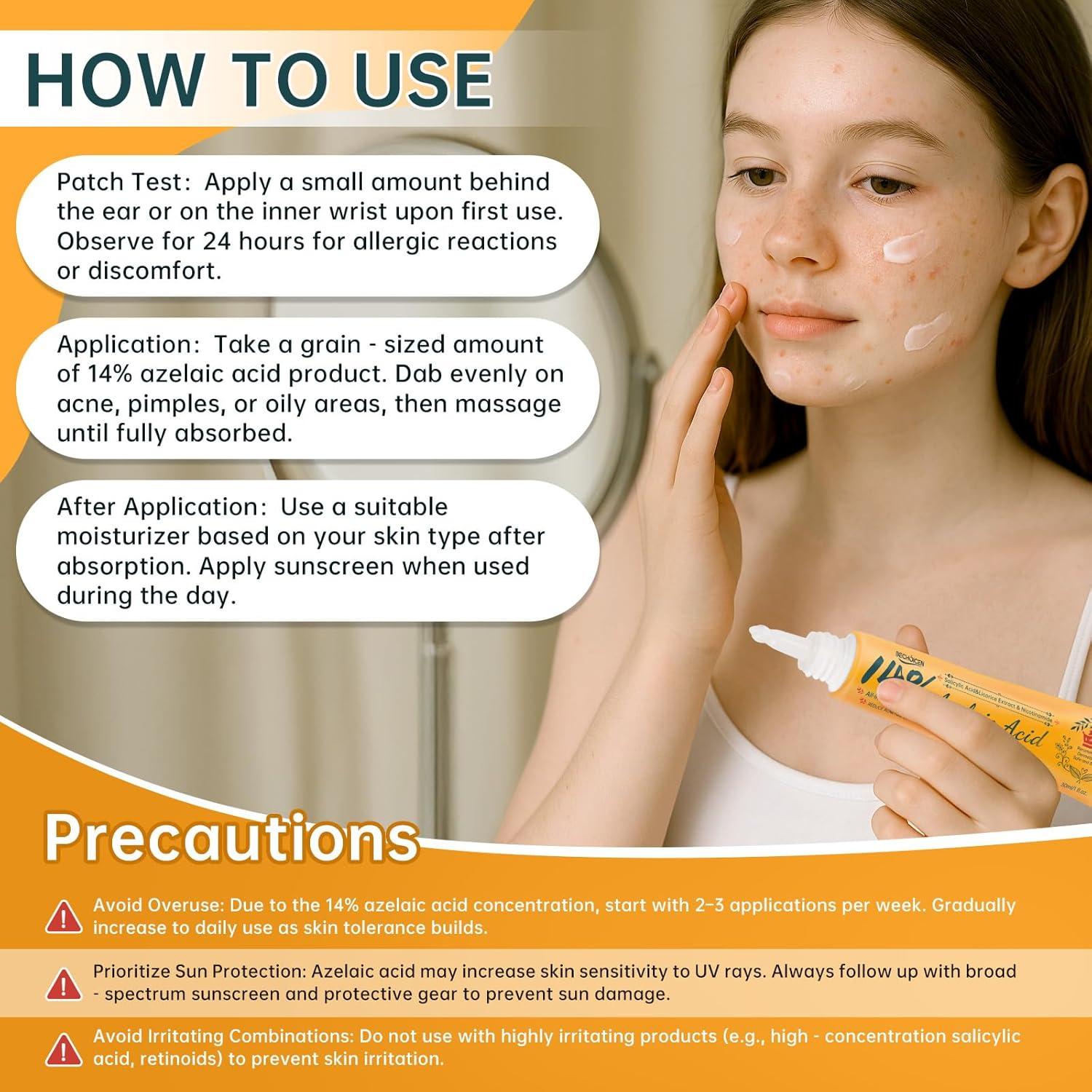 Crema para el Acné Bechoicen 14% Ácido Azelaico 28g