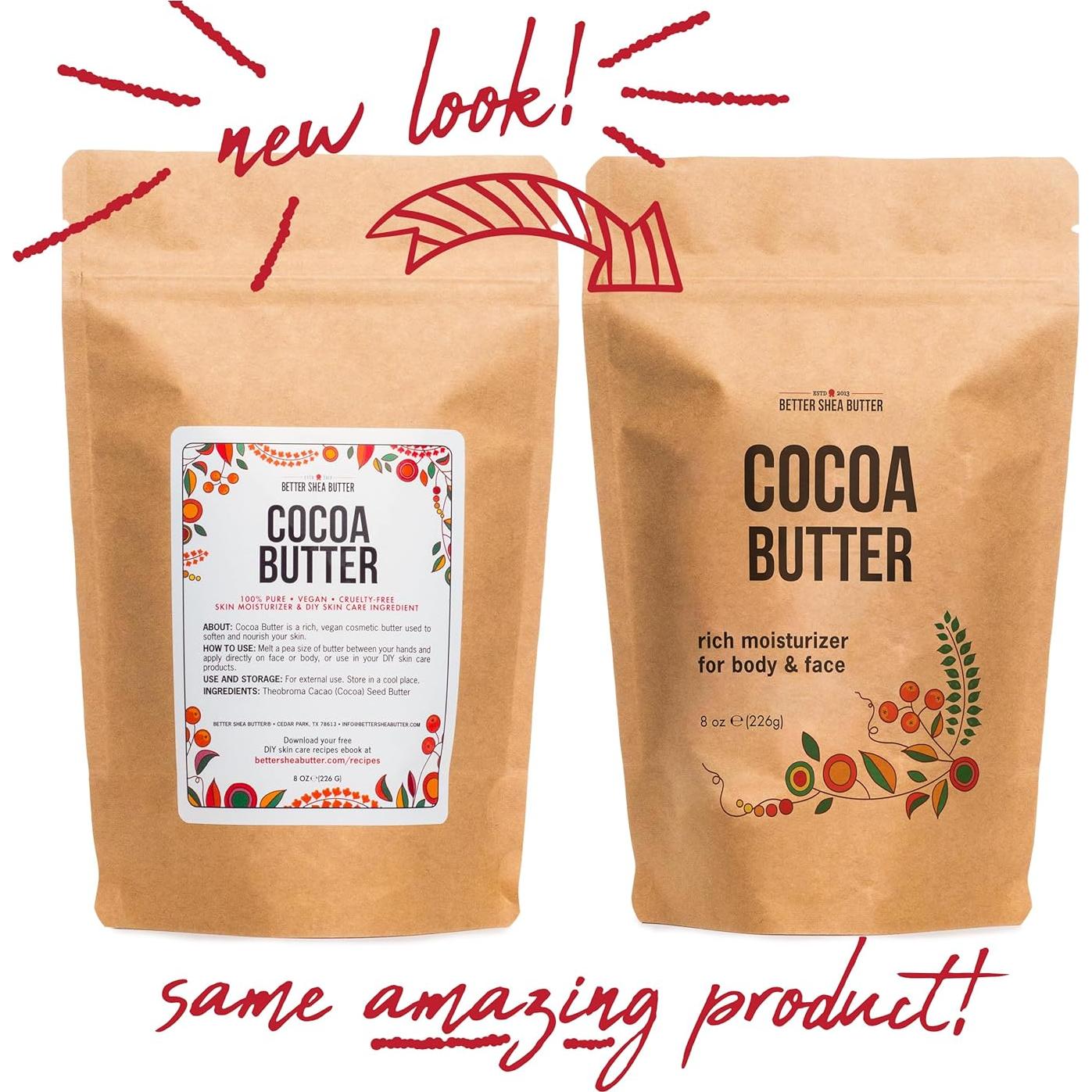 Manteca de Cacao Mejorada 227 g - Hidrata y Alivia Estrías