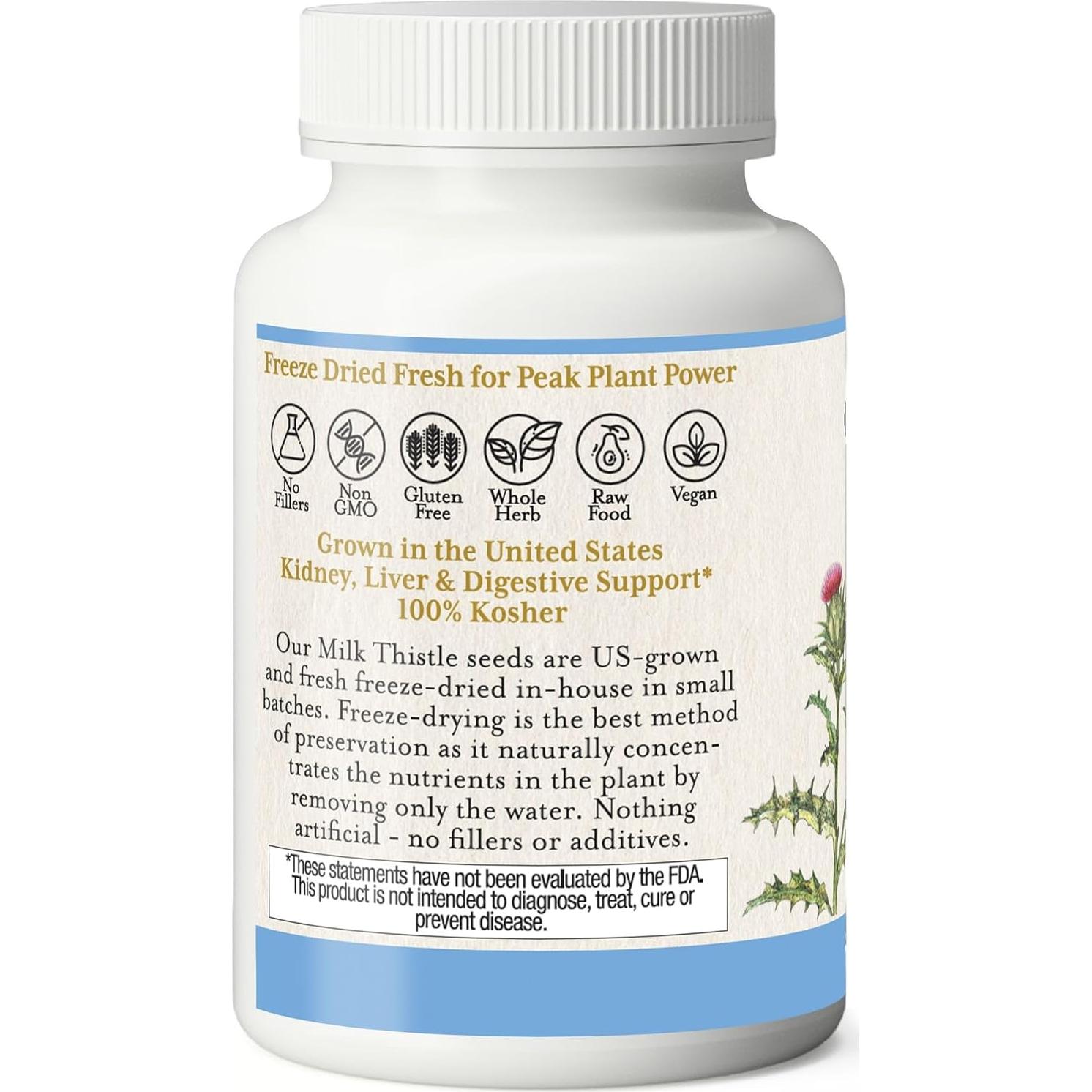 Leche de Cardo Liofilizada Cruda Instituto Eclético 240 Cápsulas