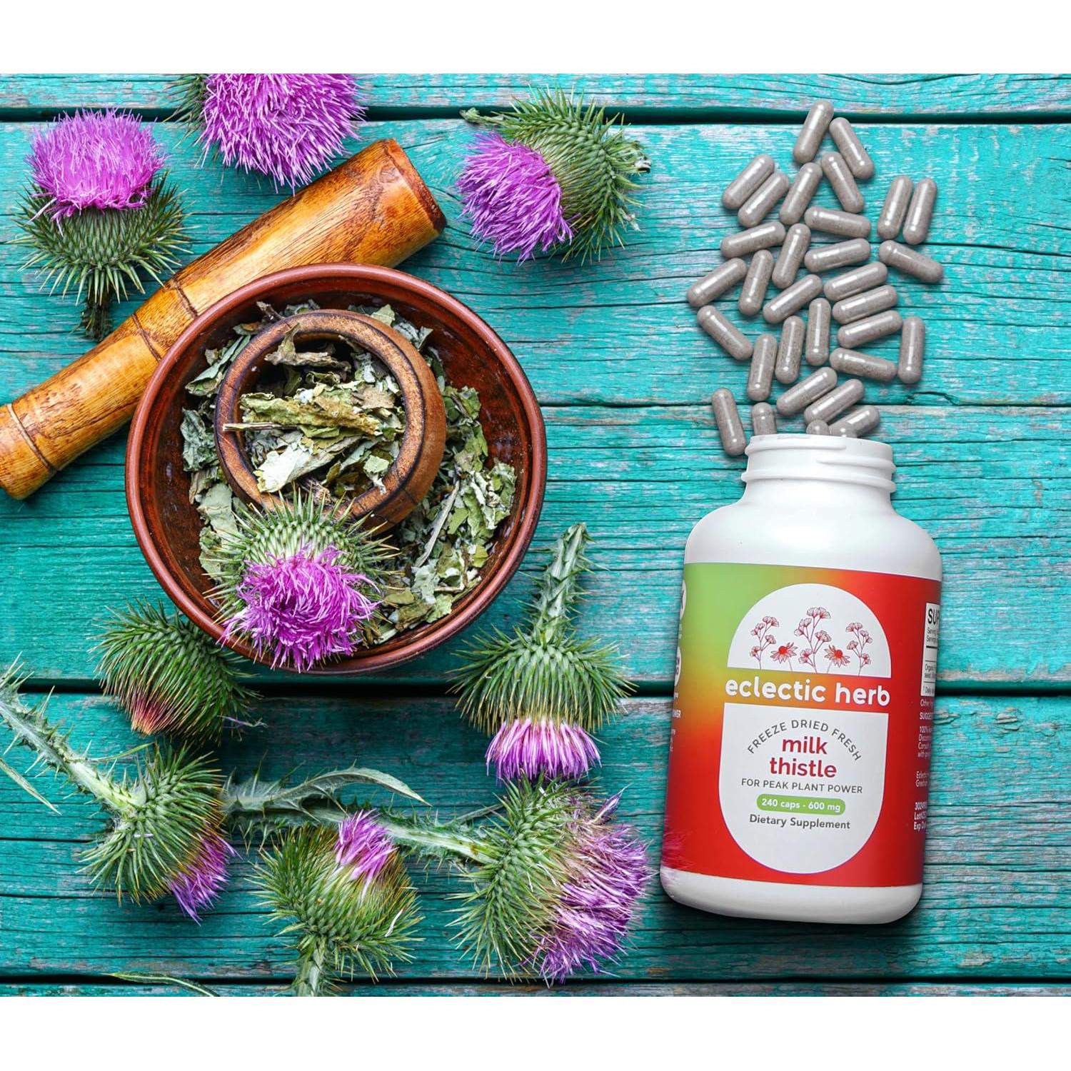 Leche de Cardo Liofilizada Cruda Instituto Eclético 240 Cápsulas