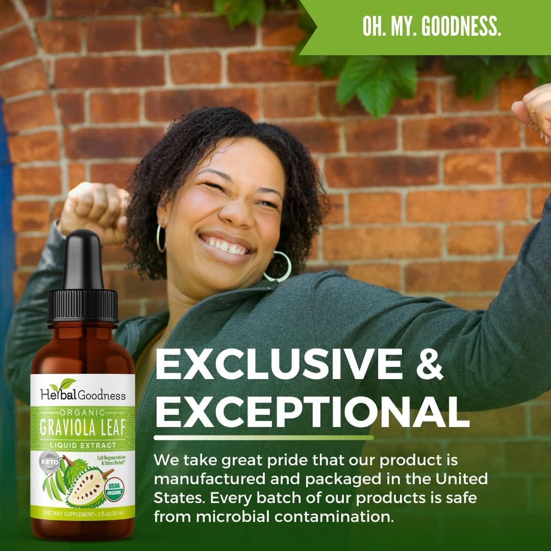 Extracto de Hoja de Graviola Herbal Goodness 28.35g Orgánico