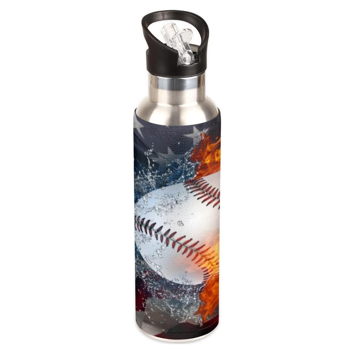 Botella de Agua Acero Inoxidable 600ml YoCosy Béisbol