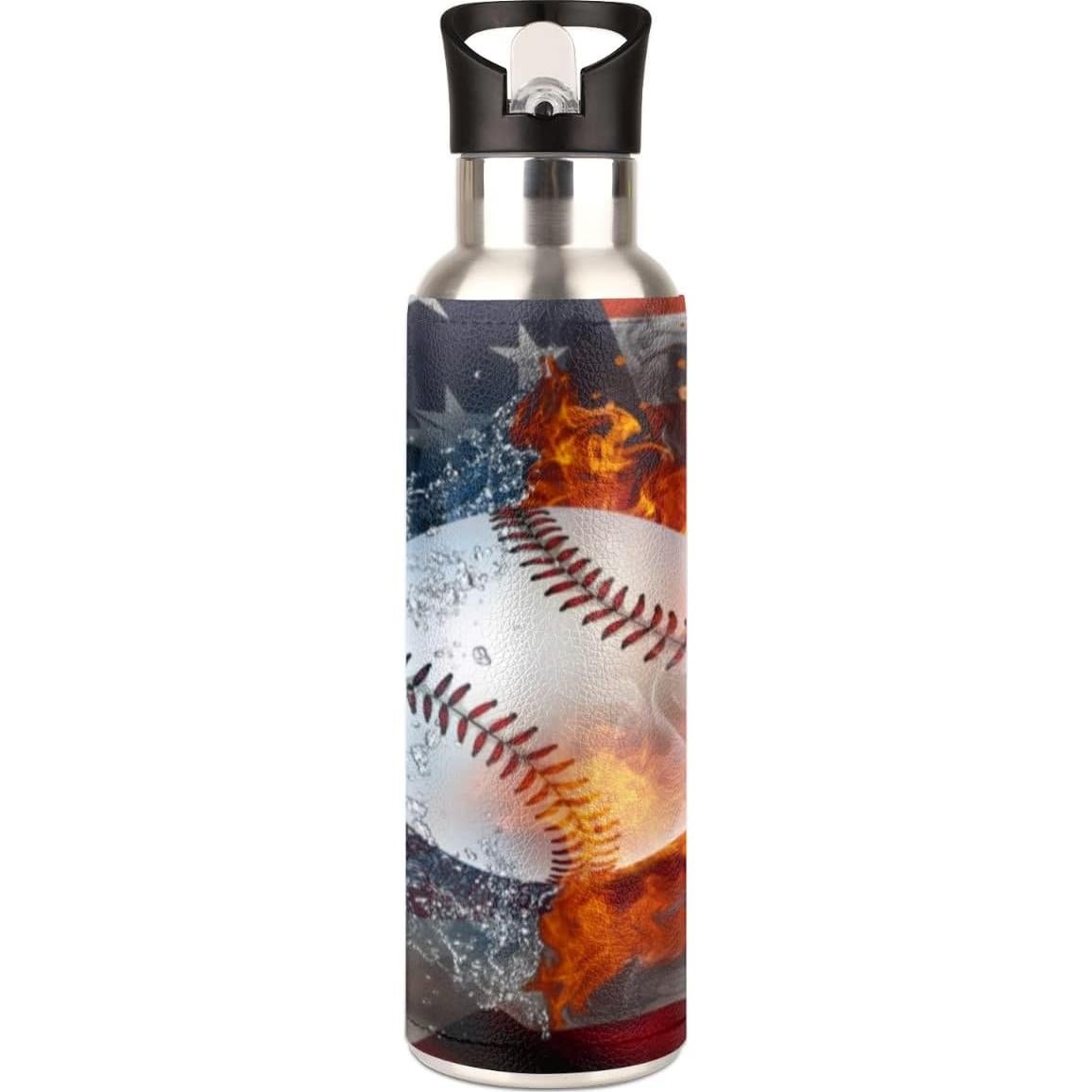 Botella de Agua Acero Inoxidable 600ml YoCosy Béisbol