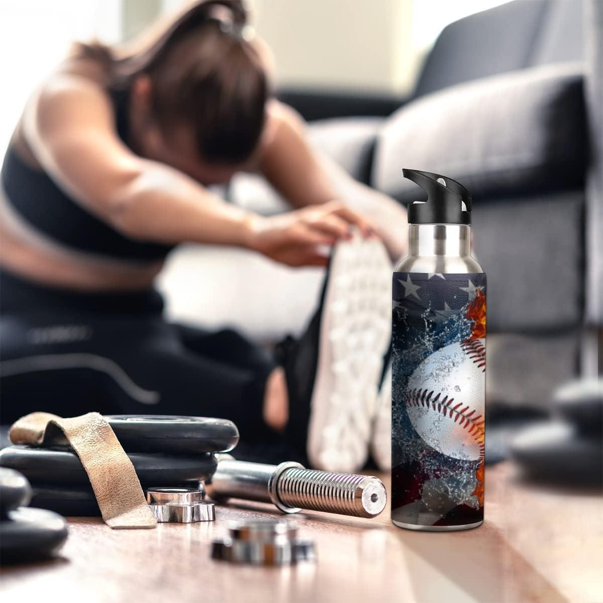 Botella de Agua Acero Inoxidable 600ml YoCosy Béisbol