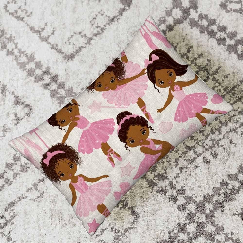 Funda de Almohada WILNURO Ballerinas 20x26" Suave y Transpirable